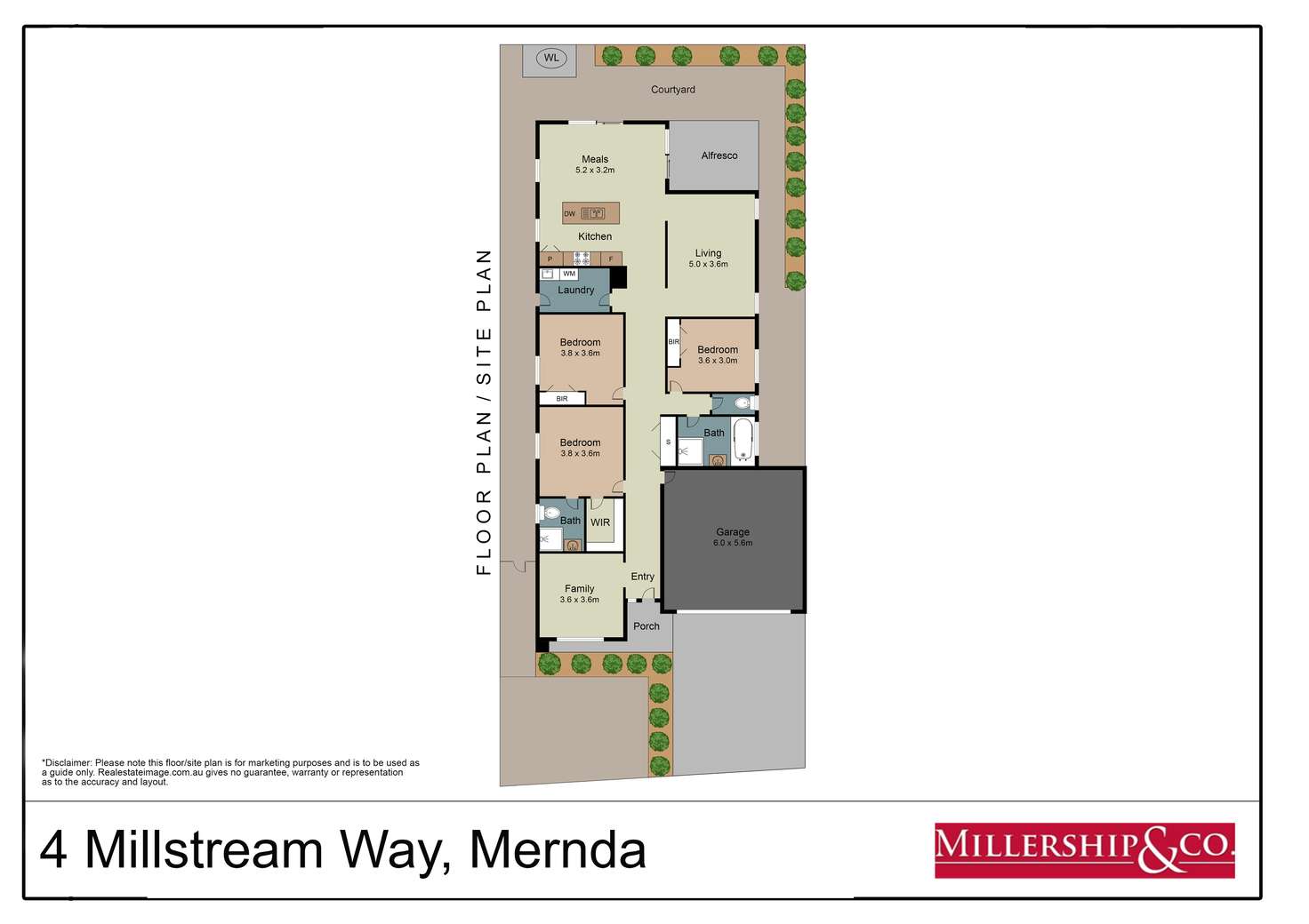 Floorplan of Homely house listing, 4 Millstream Way, Mernda VIC 3754