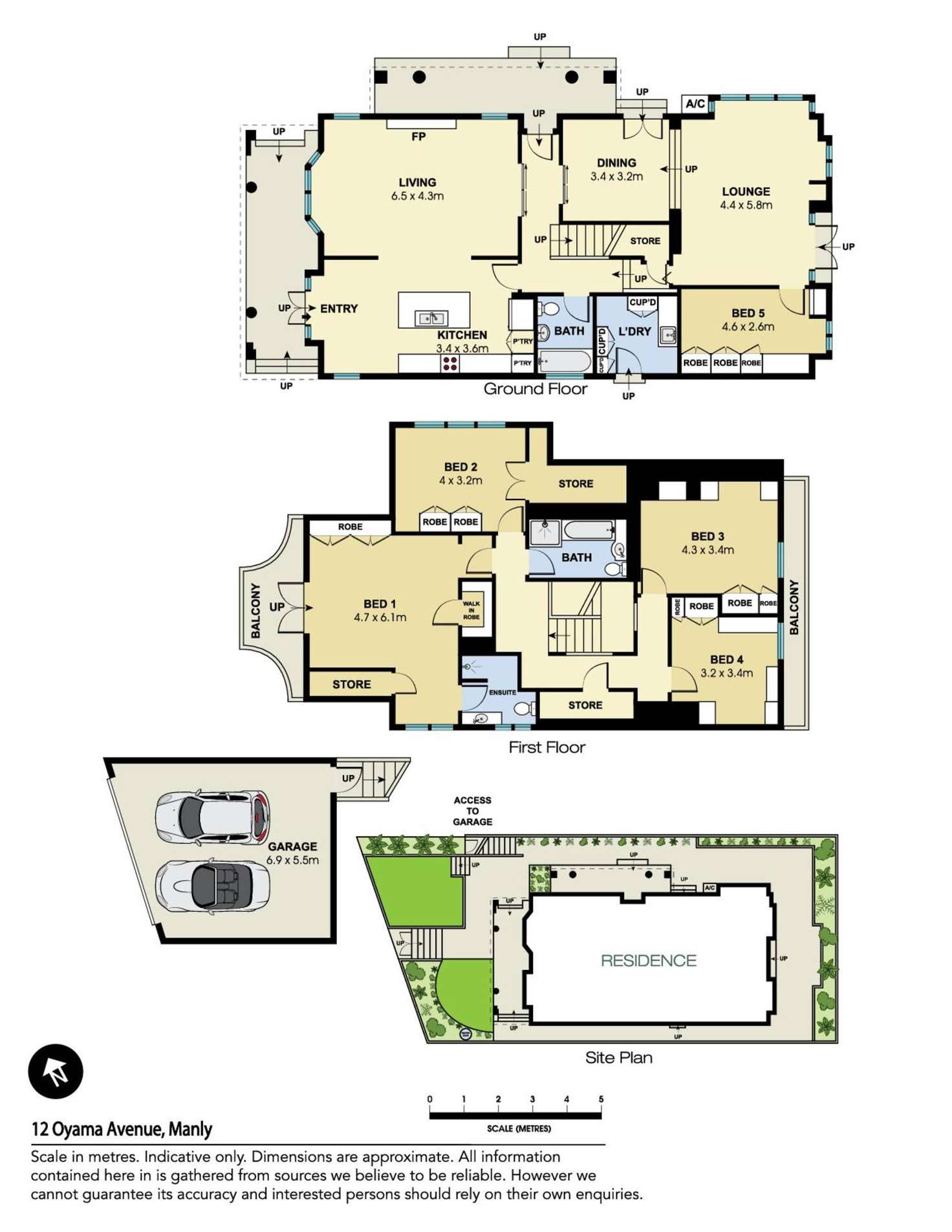 Floorplan of Homely house listing, 12 Oyama Avenue, Manly NSW 2095