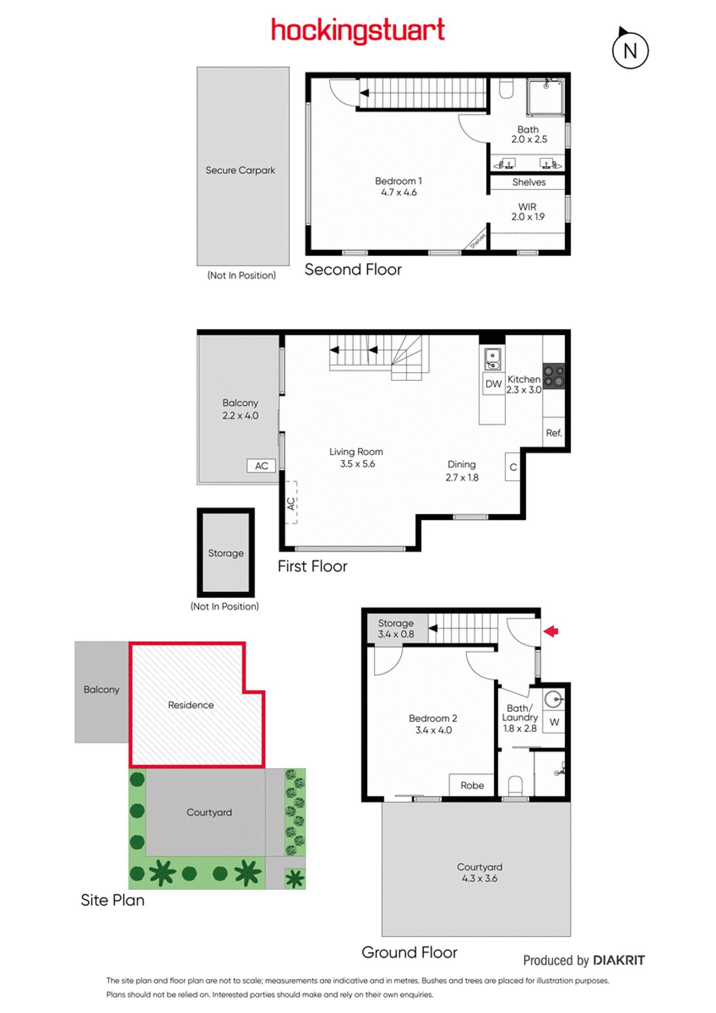 Floorplan of Homely apartment listing, 1/235 Dandenong Road, Prahran VIC 3181