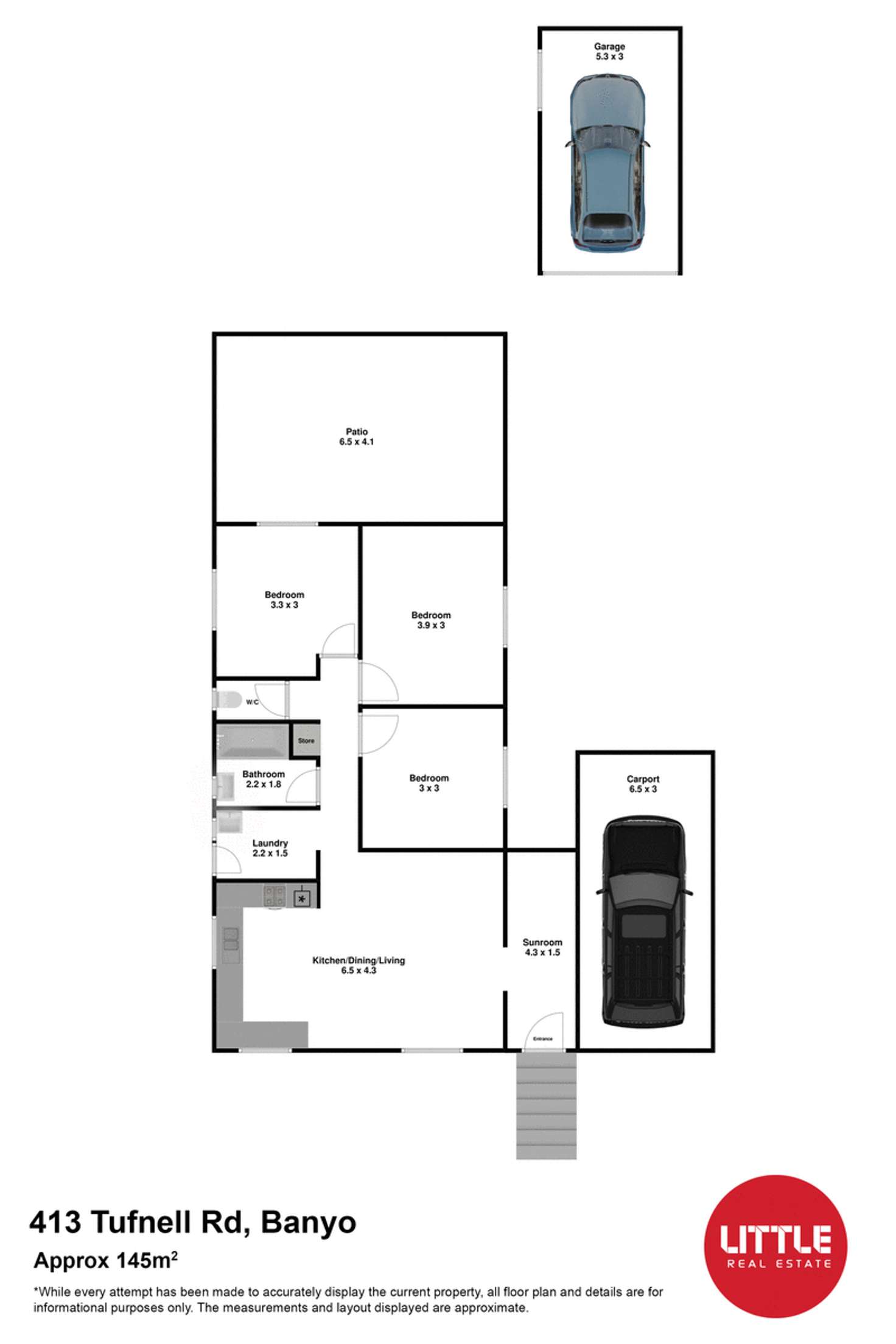 Floorplan of Homely house listing, 413 Tufnell Road, Banyo QLD 4014