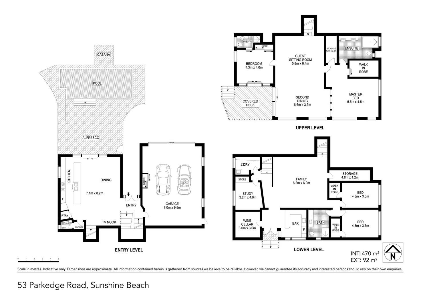 Floorplan of Homely house listing, 53 Parkedge Road, Sunshine Beach QLD 4567