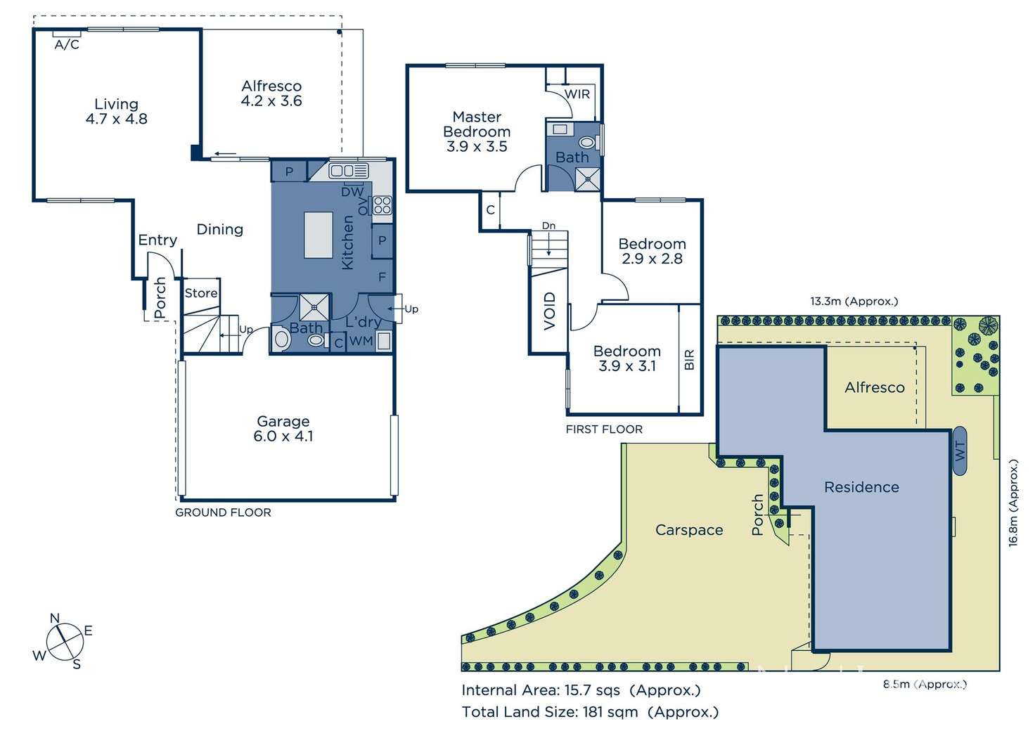 Floorplan of Homely townhouse listing, 2/121 Stud Road, Bayswater VIC 3153