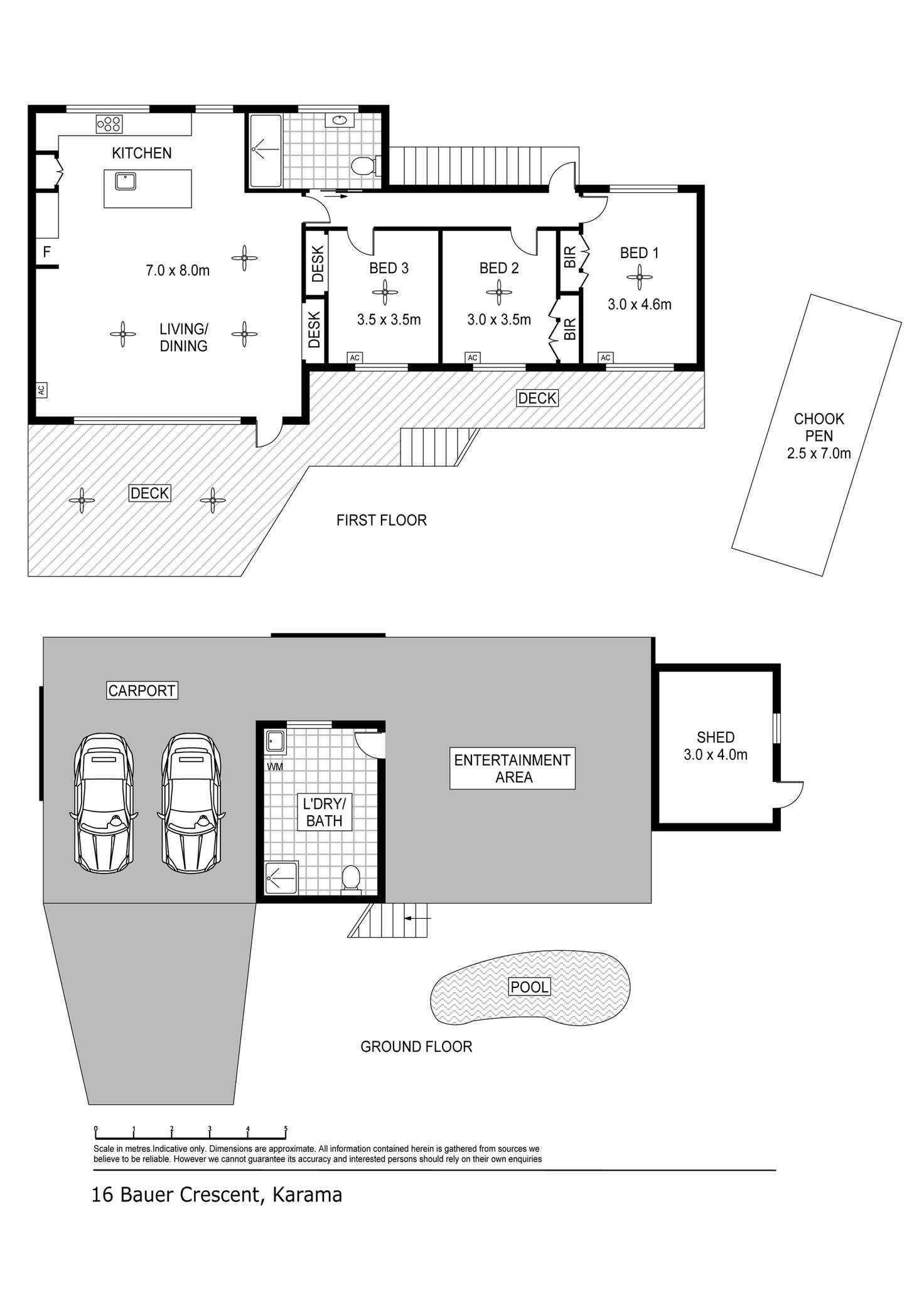Floorplan of Homely house listing, 16 Bauer Crescent, Karama NT 812
