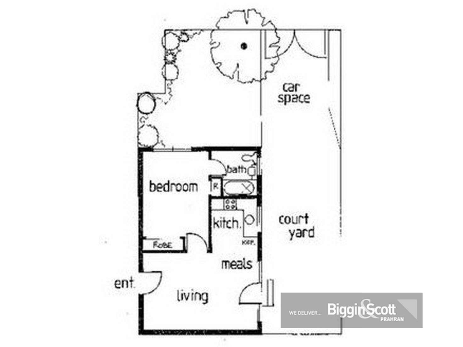 Floorplan of Homely apartment listing, 2/22 Trinian Street, Prahran VIC 3181