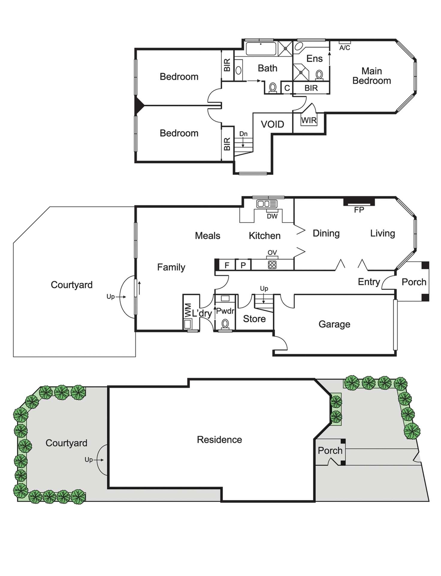 Floorplan of Homely townhouse listing, 1/48 Venus Street, Caulfield South VIC 3162