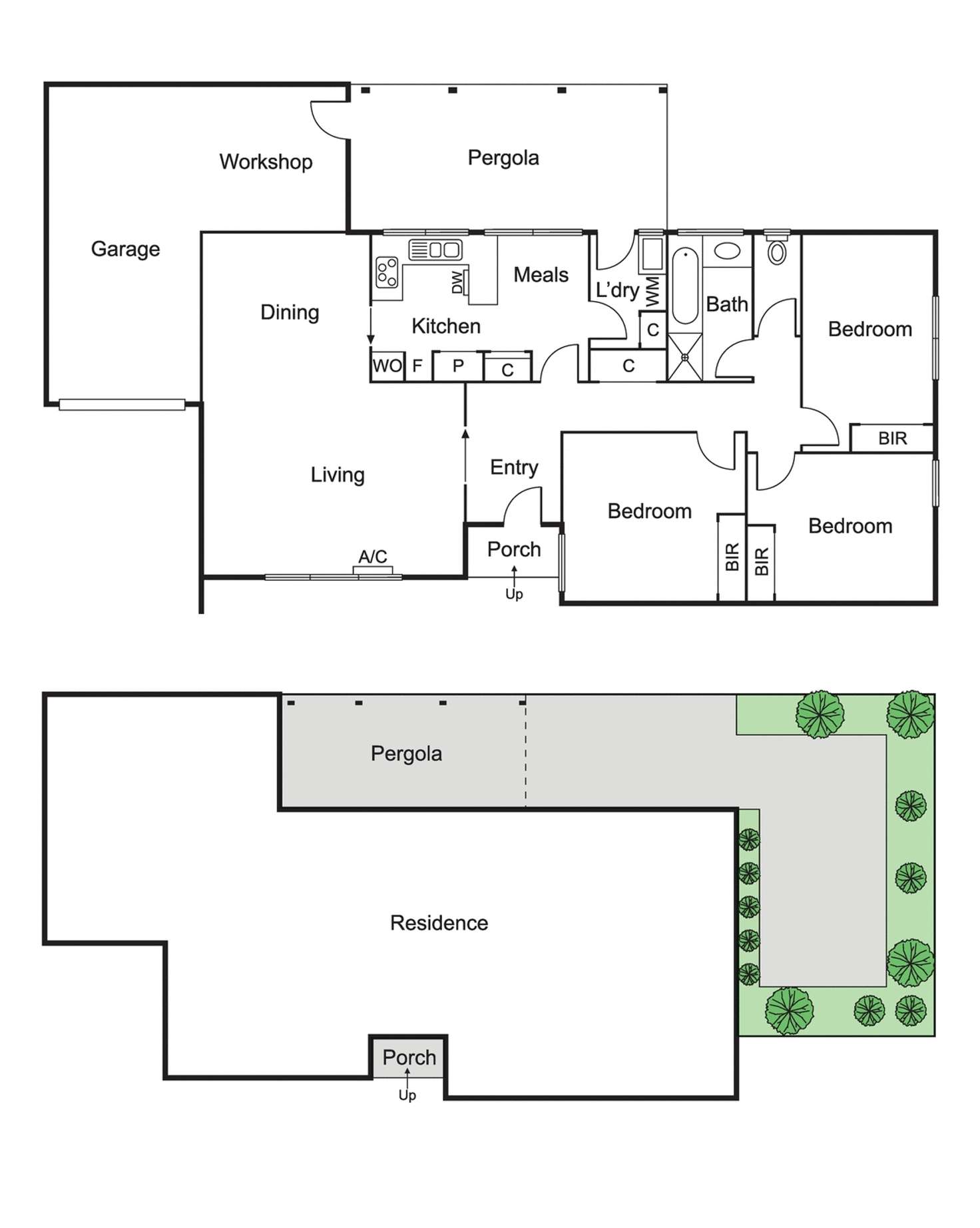 Floorplan of Homely unit listing, 2/372 Neerim Road, Carnegie VIC 3163