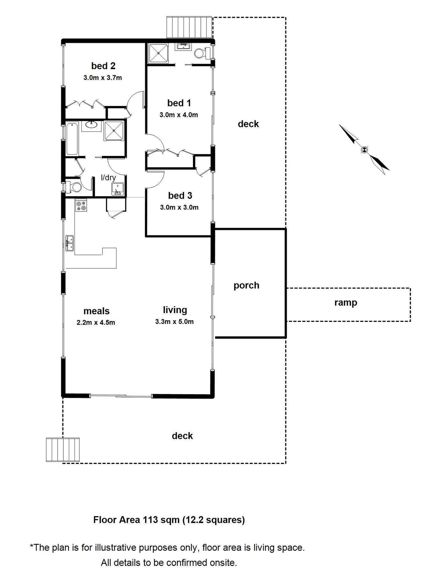 Floorplan of Homely house listing, 3 Whitegum Drive, East Warburton VIC 3799