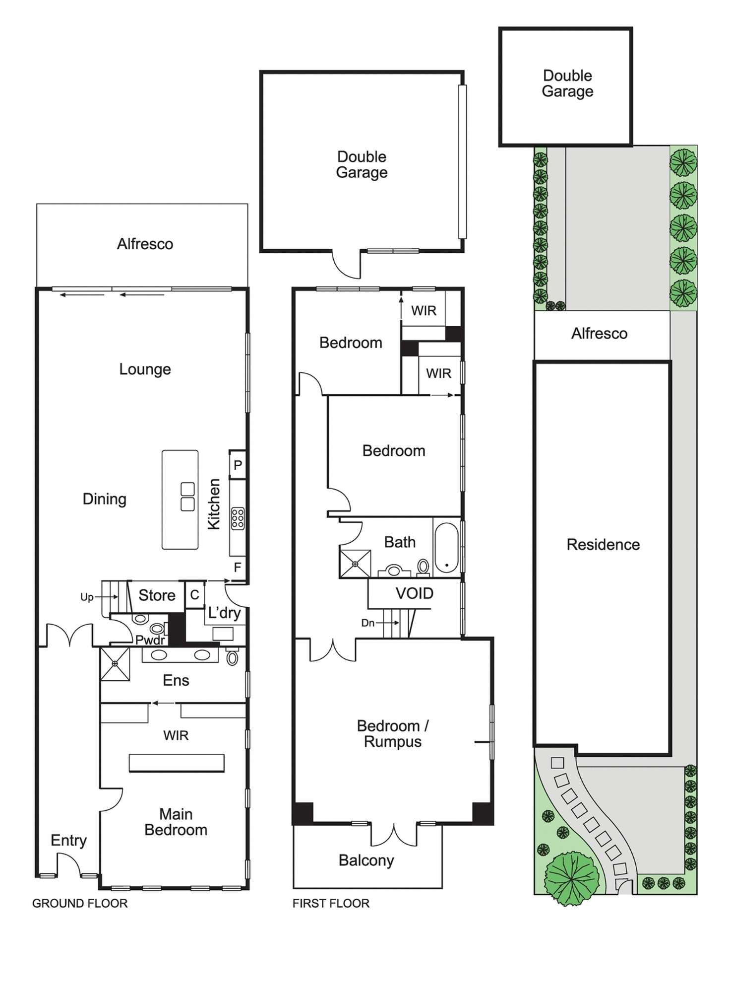 Floorplan of Homely townhouse listing, 15a Kooyong Road, Caulfield North VIC 3161