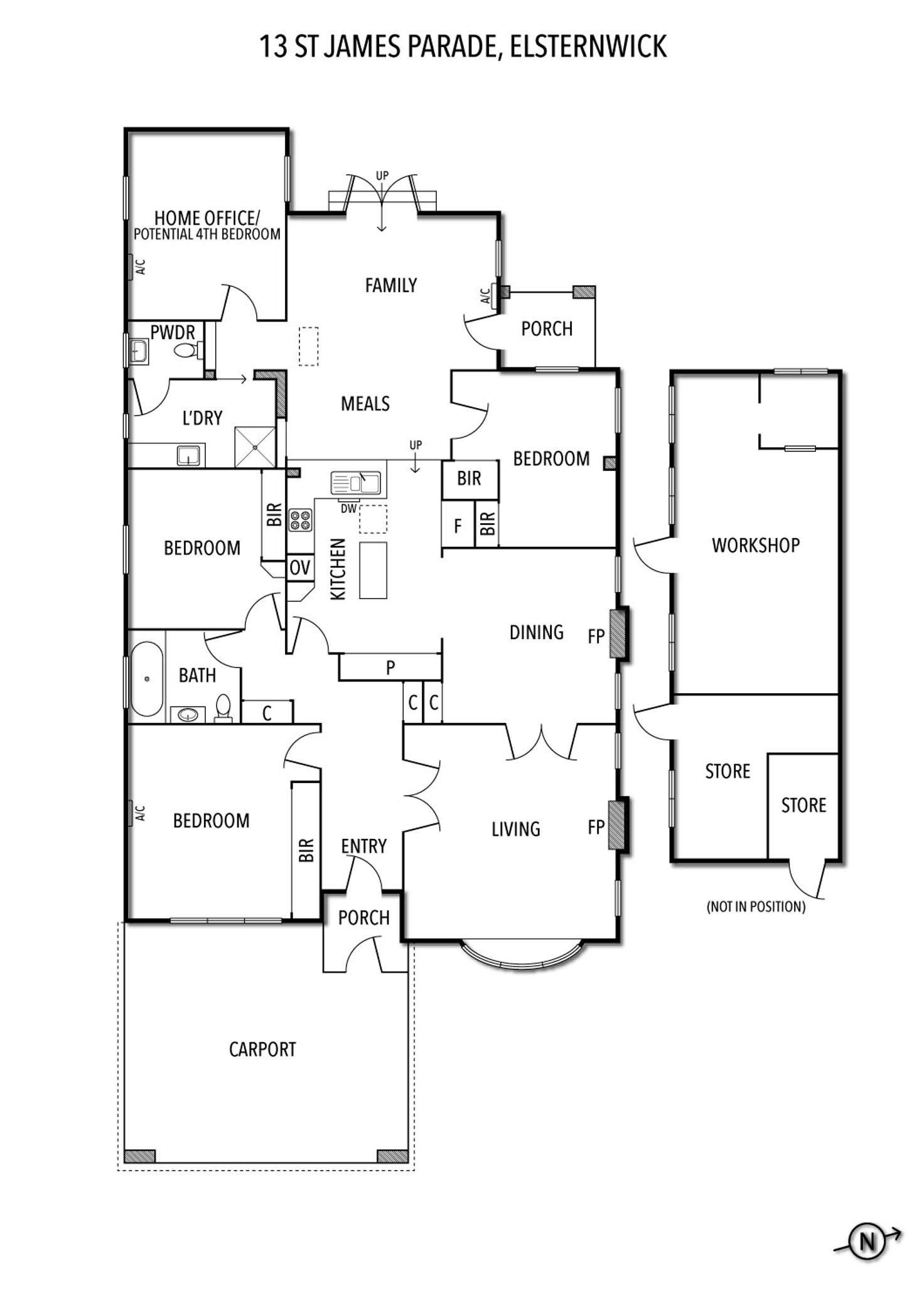 Floorplan of Homely house listing, 13 St James Parade, Elsternwick VIC 3185