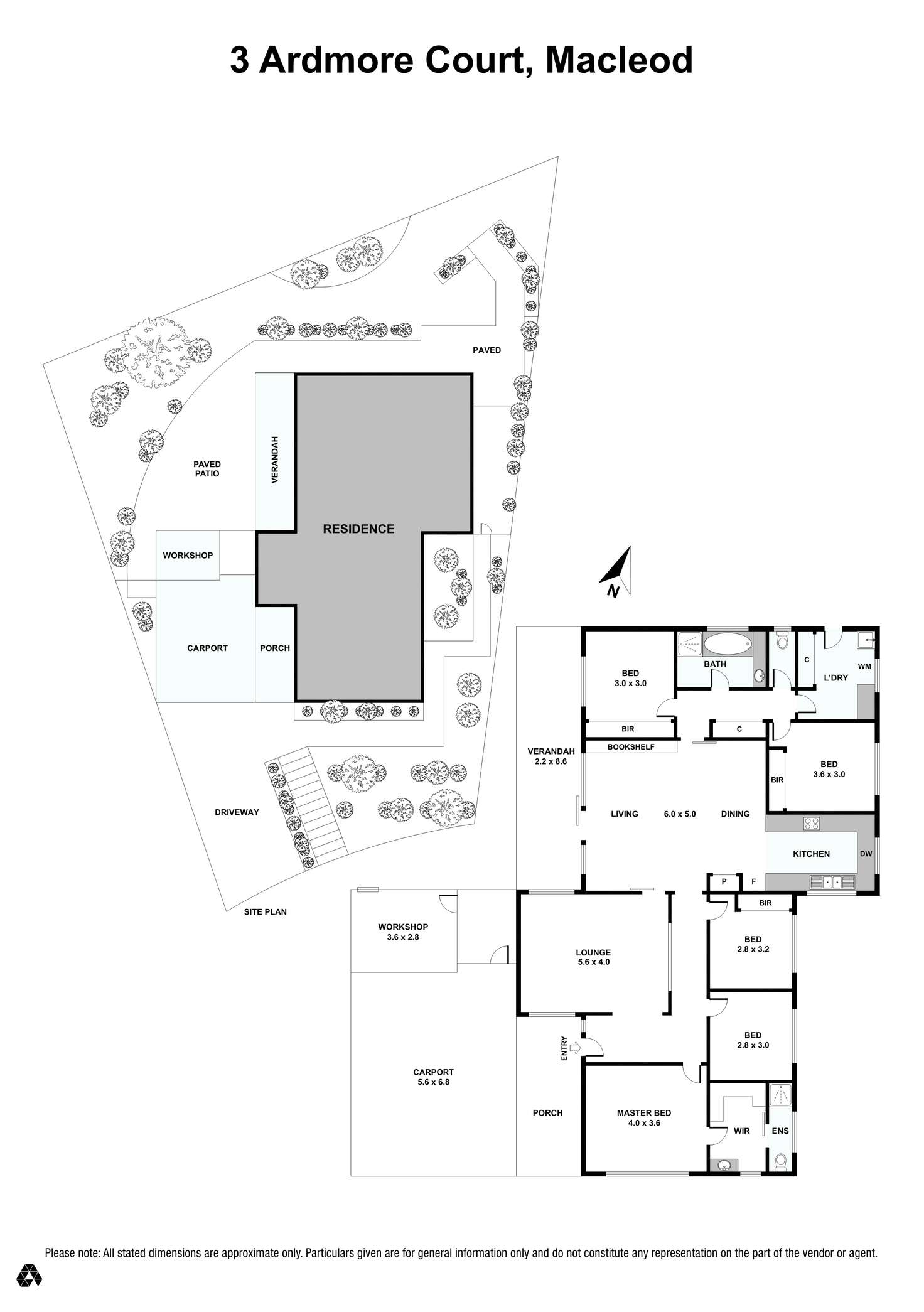 Floorplan of Homely house listing, 3 Ardmore Court, Macleod VIC 3085