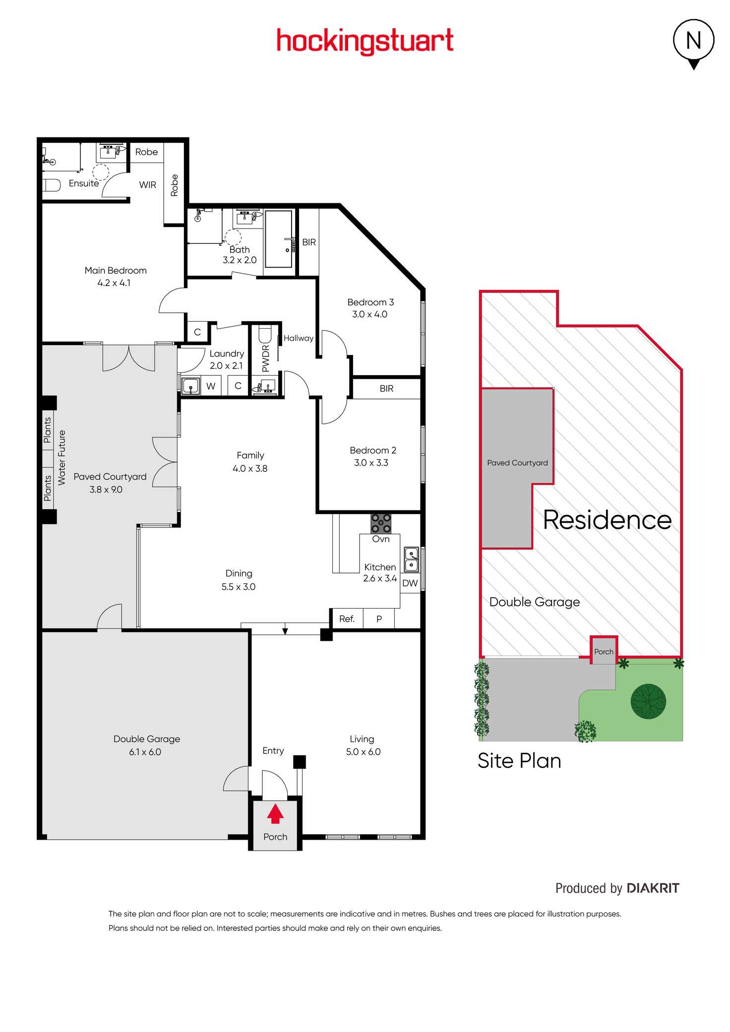 Floorplan of Homely townhouse listing, 1/6 Carr Street, Brighton East VIC 3187