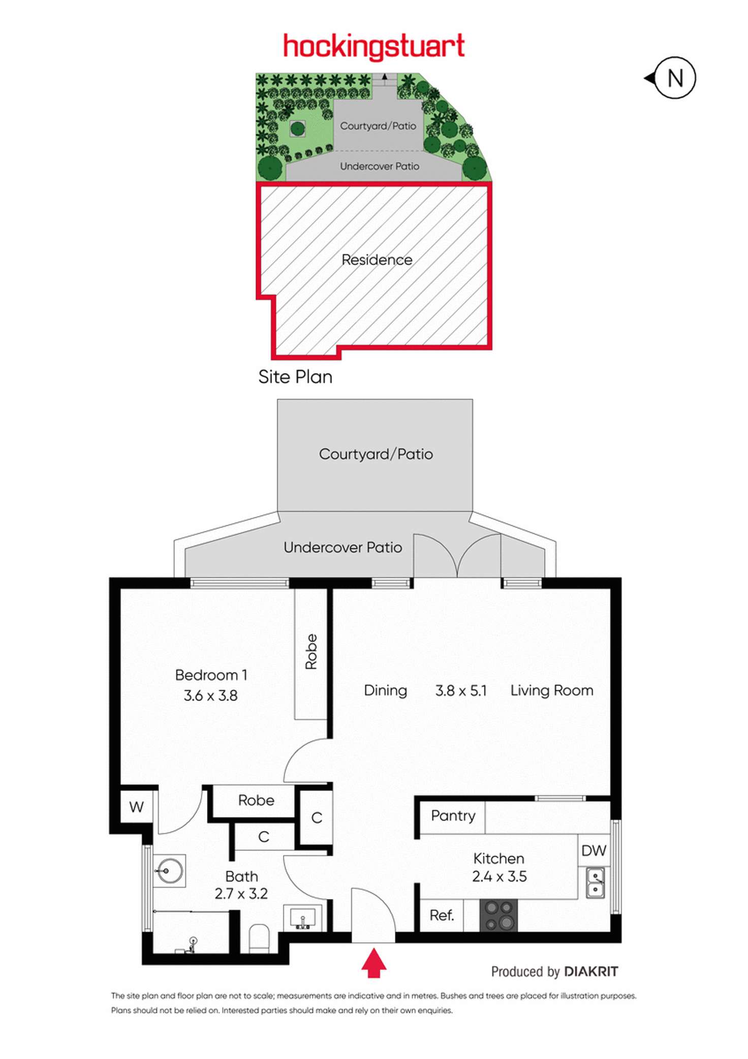 Floorplan of Homely apartment listing, 4/36 Grange Road, Toorak VIC 3142