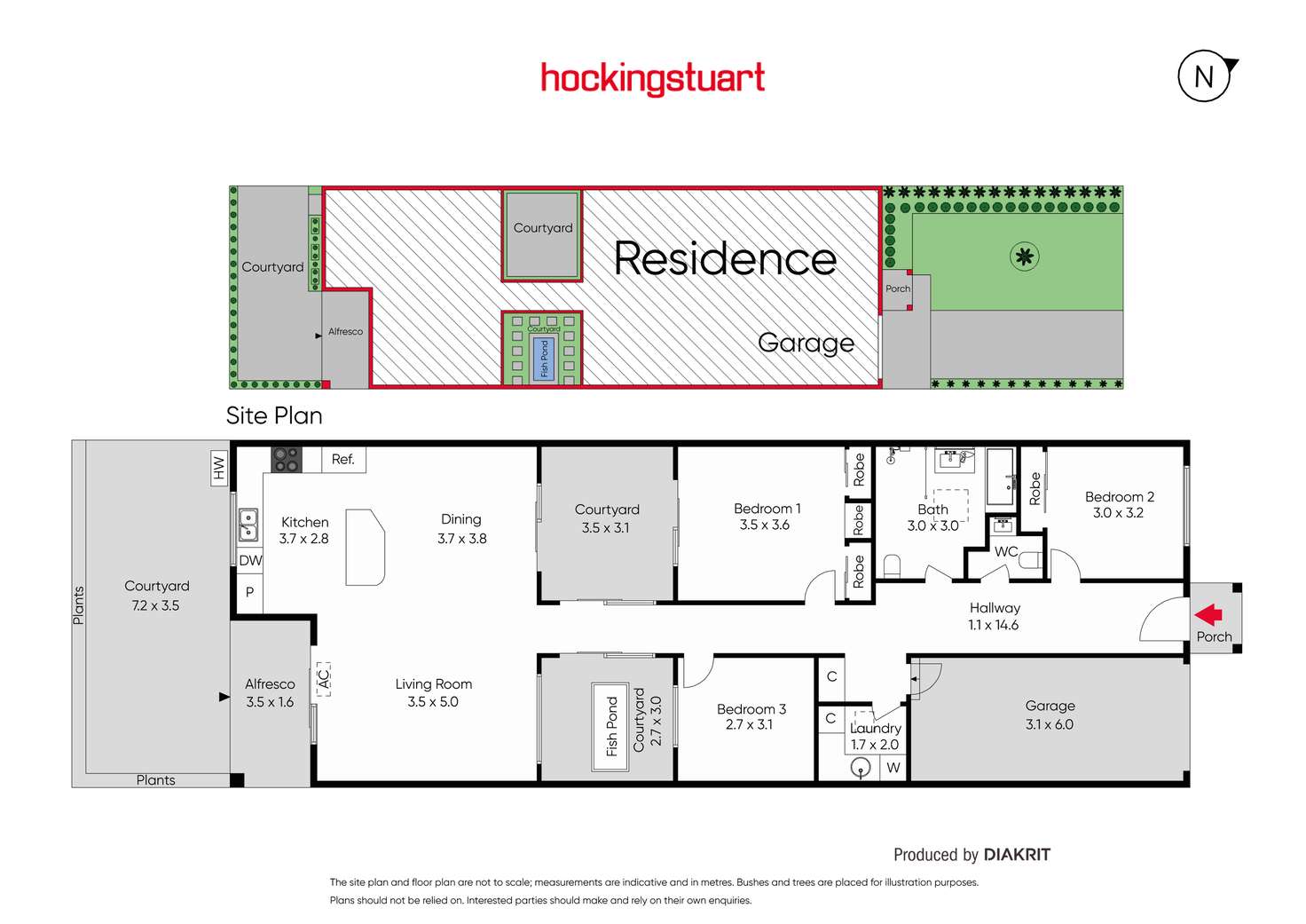 Floorplan of Homely townhouse listing, 24 Teague Avenue, Mentone VIC 3194