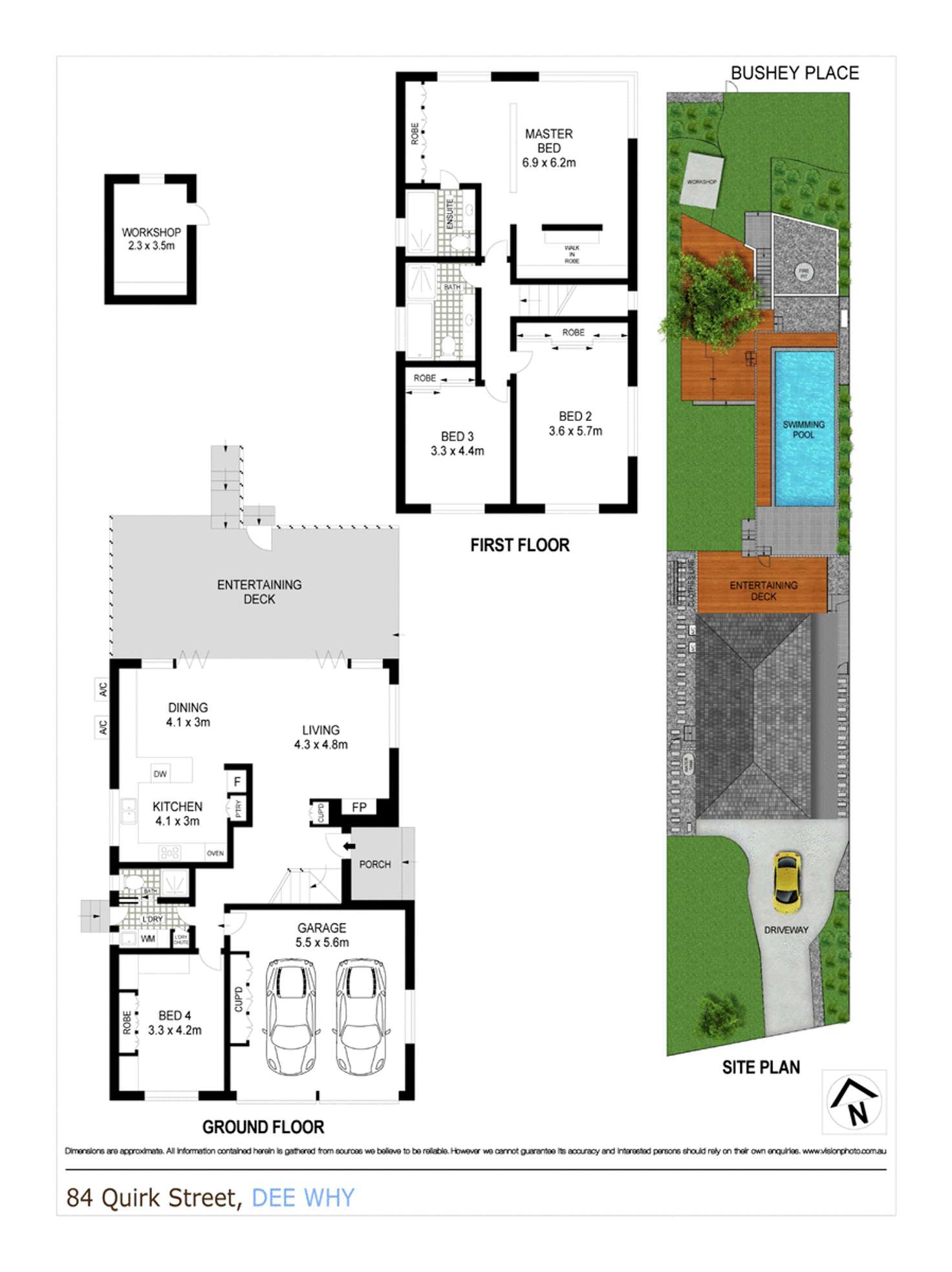 Floorplan of Homely house listing, 84 Quirk Street, Dee Why NSW 2099