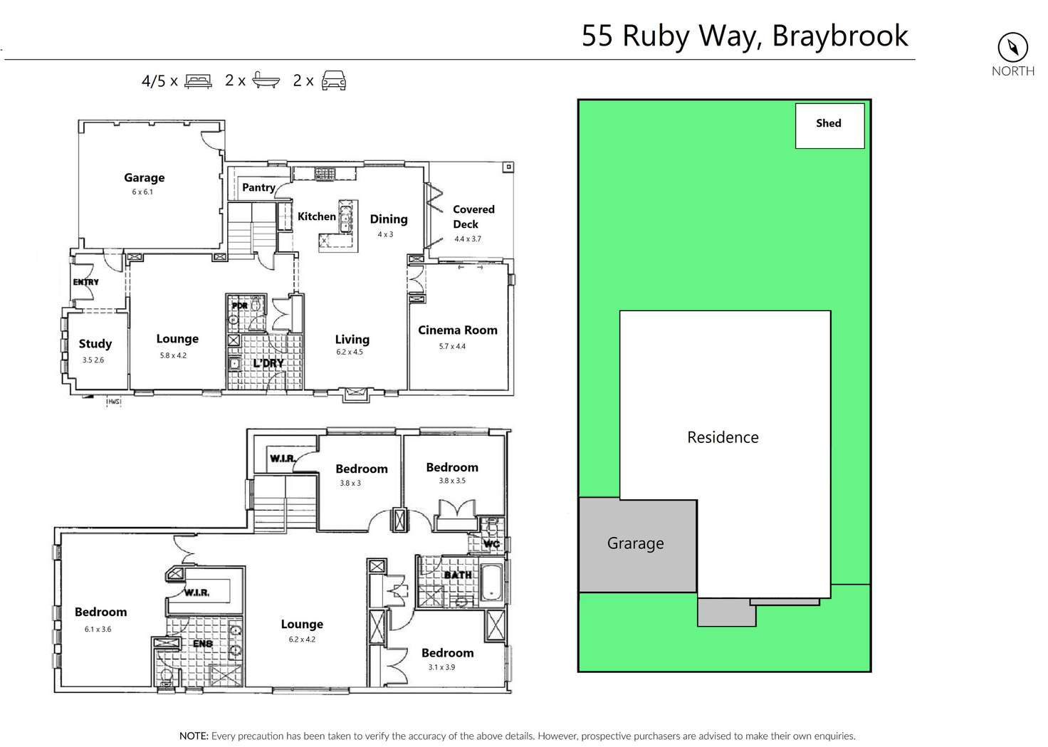 Floorplan of Homely house listing, 55 Ruby Way, Braybrook VIC 3019