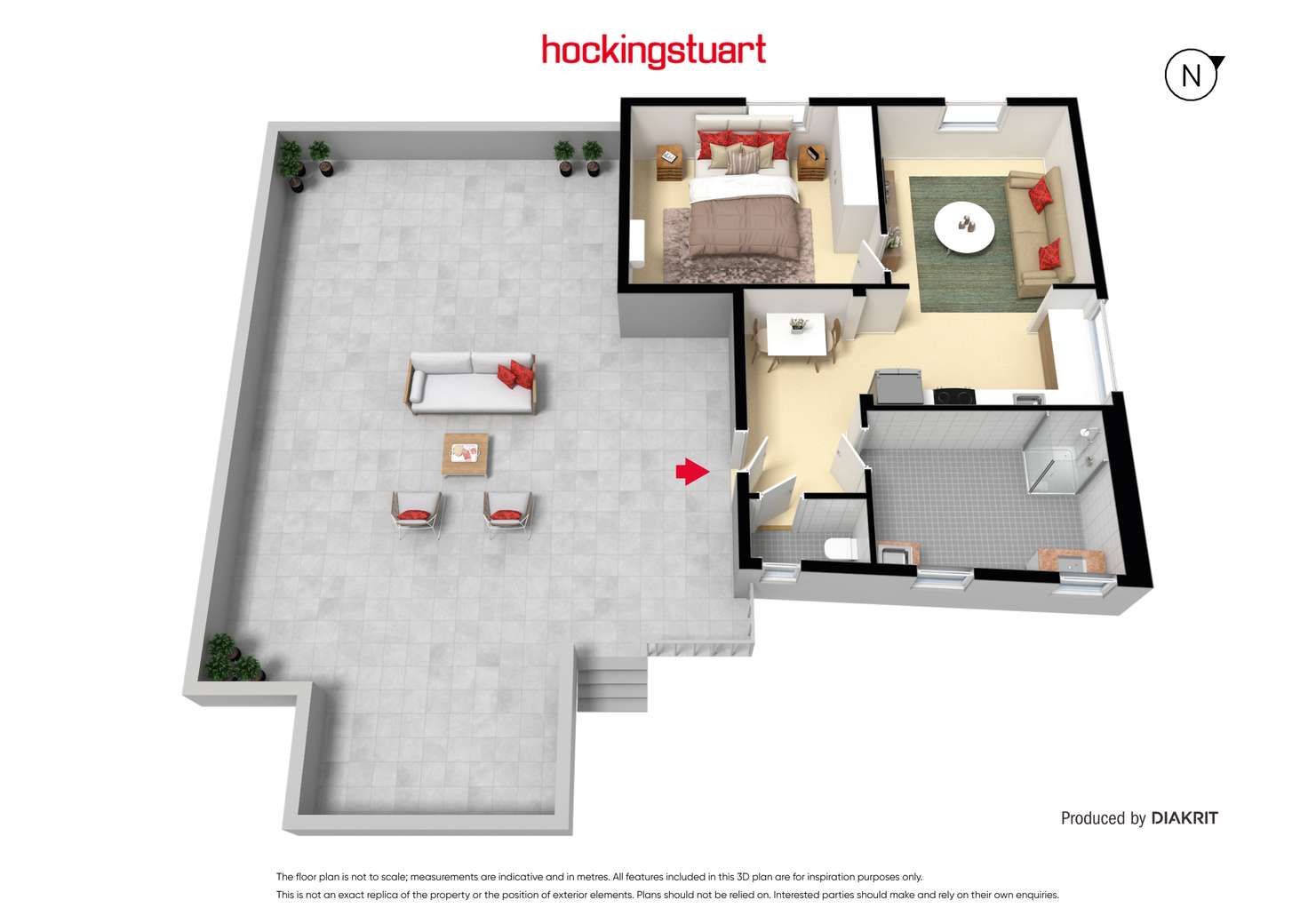 Floorplan of Homely flat listing, 9/488 Toorak Road, Toorak VIC 3142