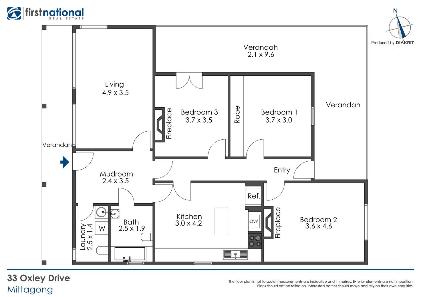 Floorplan of Homely house listing, 33 Oxley Drive, Mittagong NSW 2575