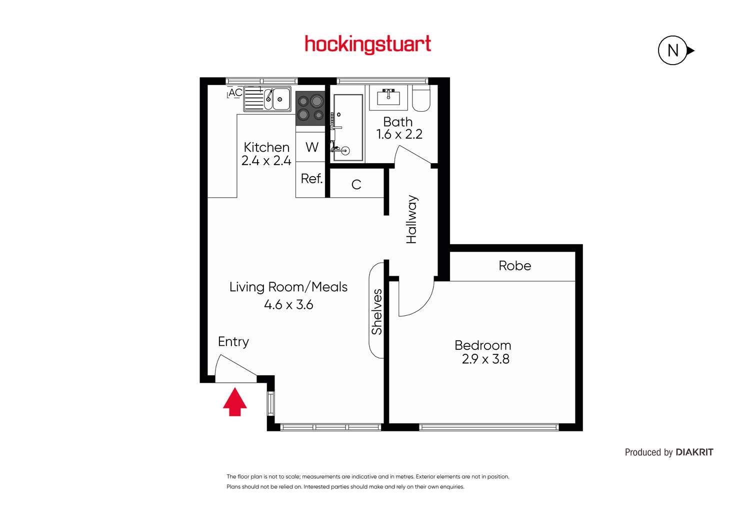 Floorplan of Homely apartment listing, 3/364 Carlisle Street, Balaclava VIC 3183