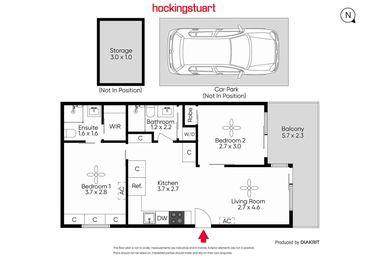 Floorplan of Homely apartment listing, 216/33 James Street, Prahran VIC 3181