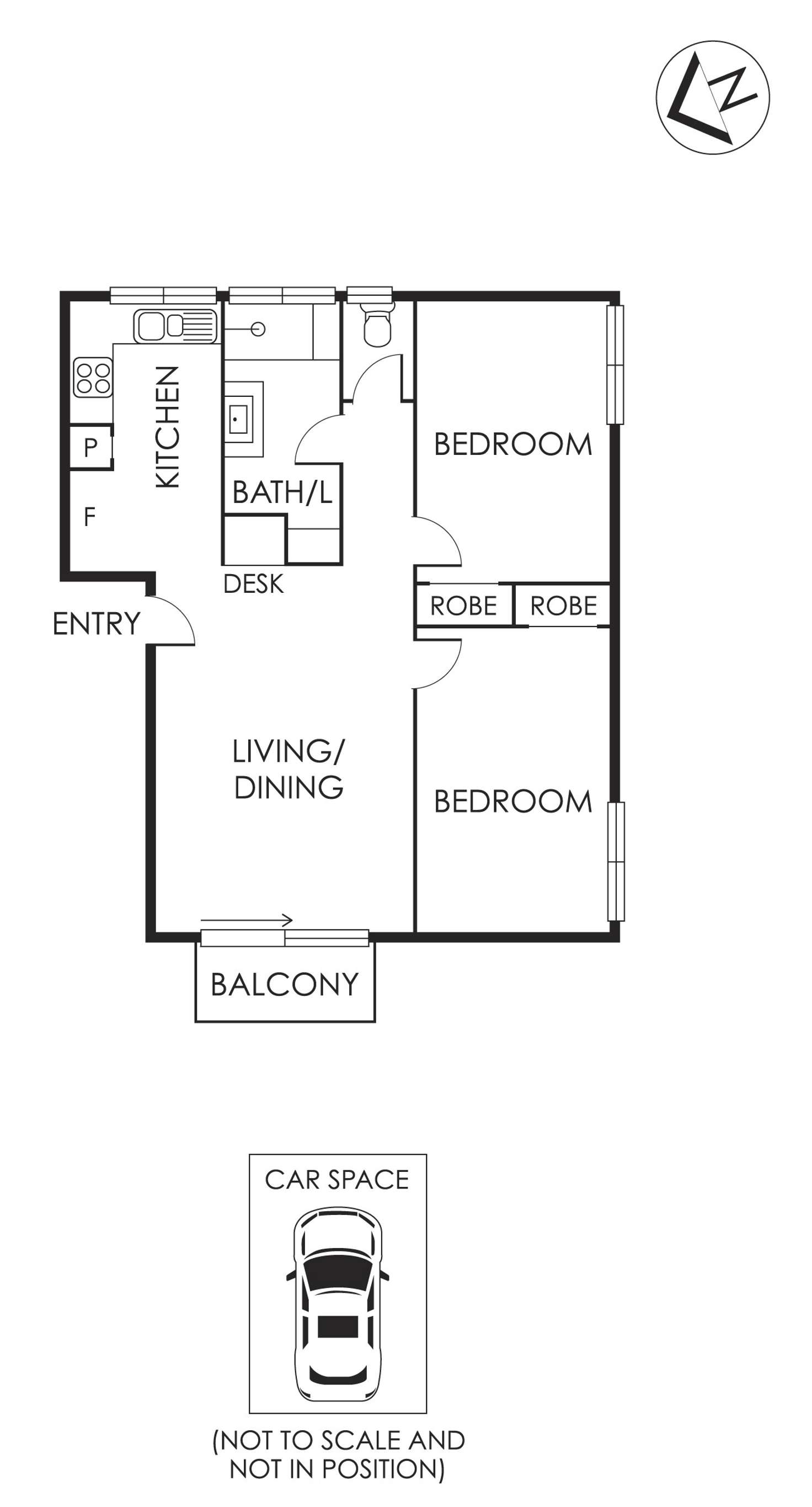 Floorplan of Homely apartment listing, 1/68 Alma Road, St Kilda VIC 3182