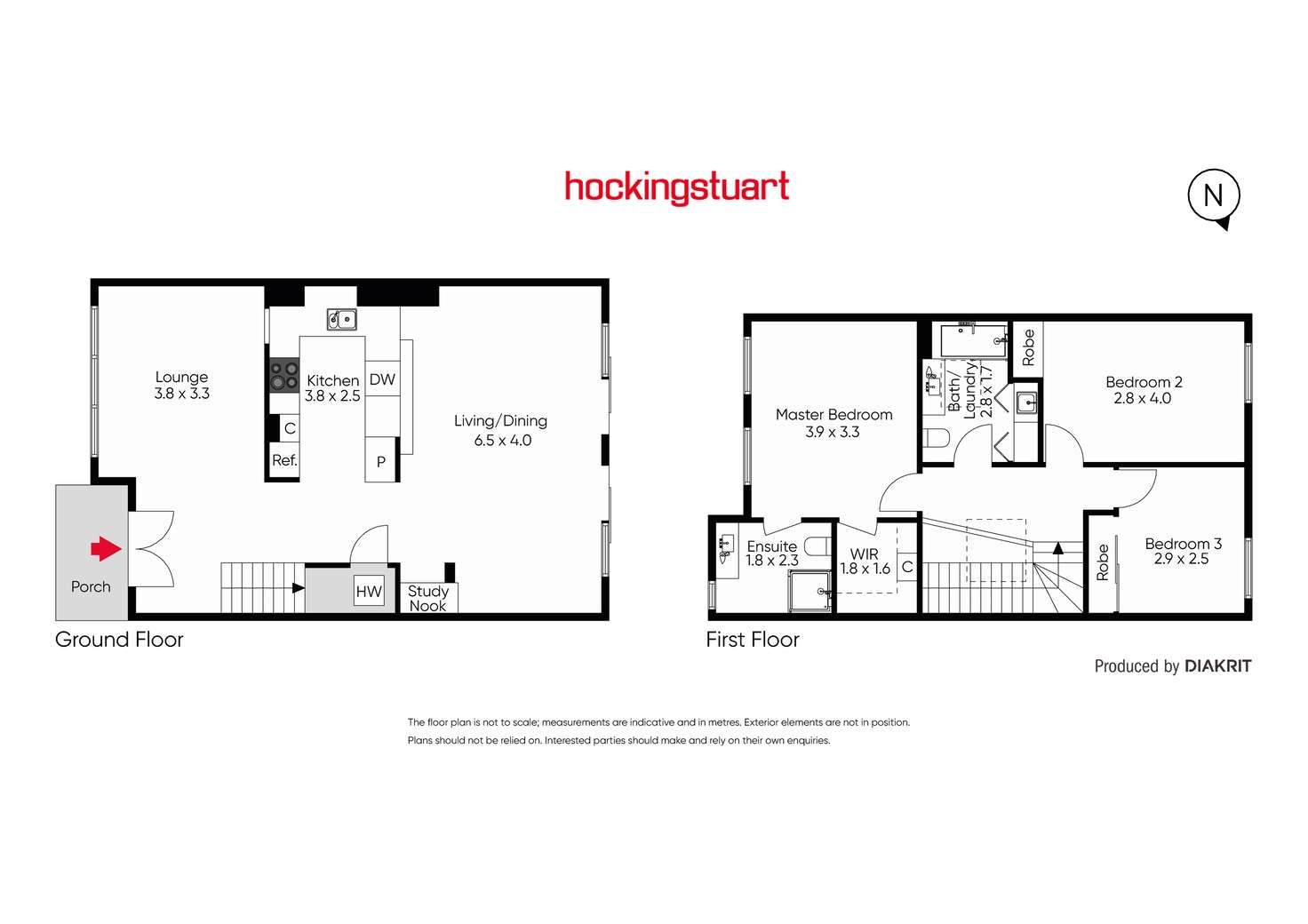 Floorplan of Homely townhouse listing, 15/2 Belgravia Street, Richmond VIC 3121