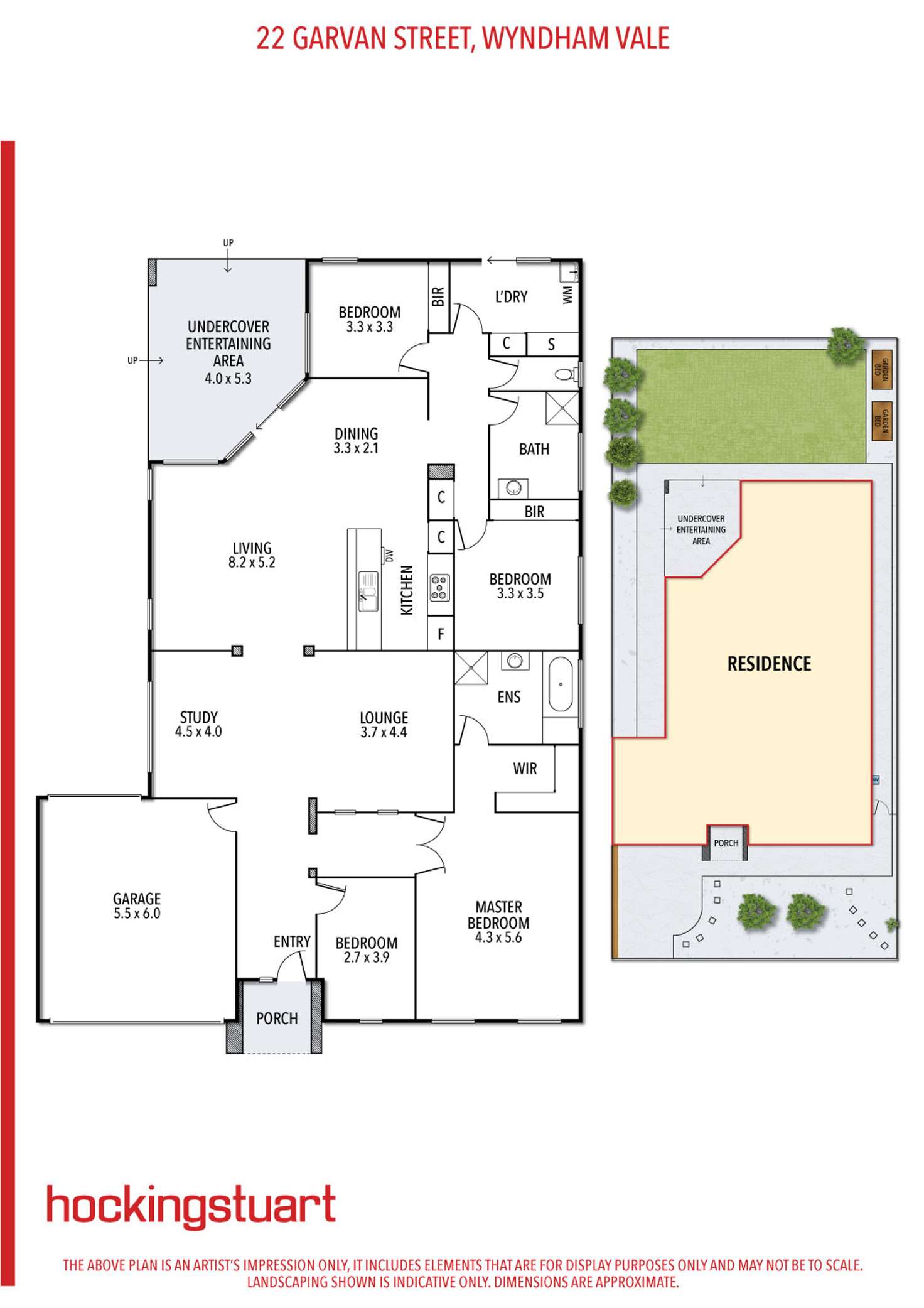 Floorplan of Homely house listing, 22 Garvan Street, Wyndham Vale VIC 3024