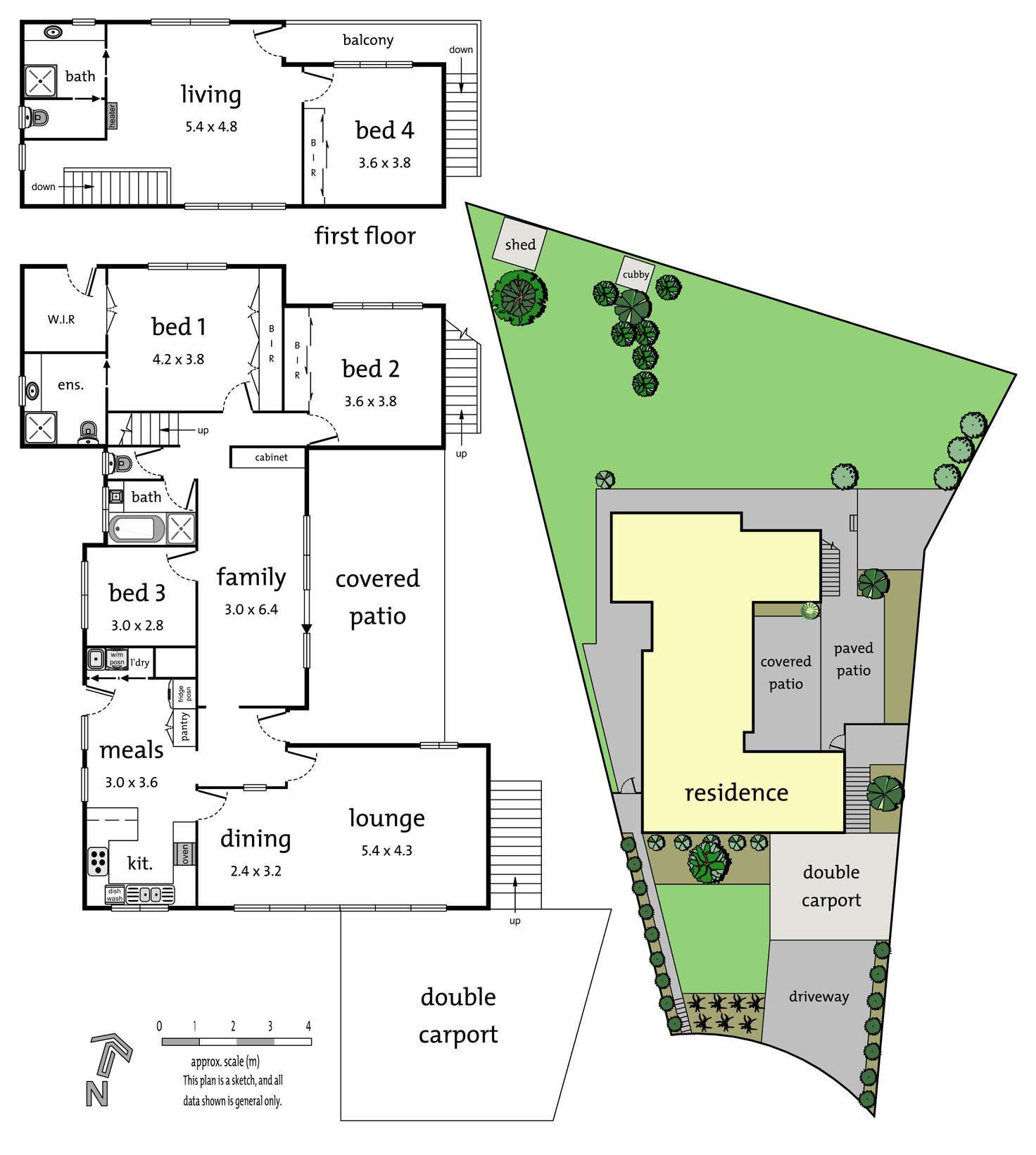 Floorplan of Homely house listing, 6 Ebon Court, Doncaster VIC 3108