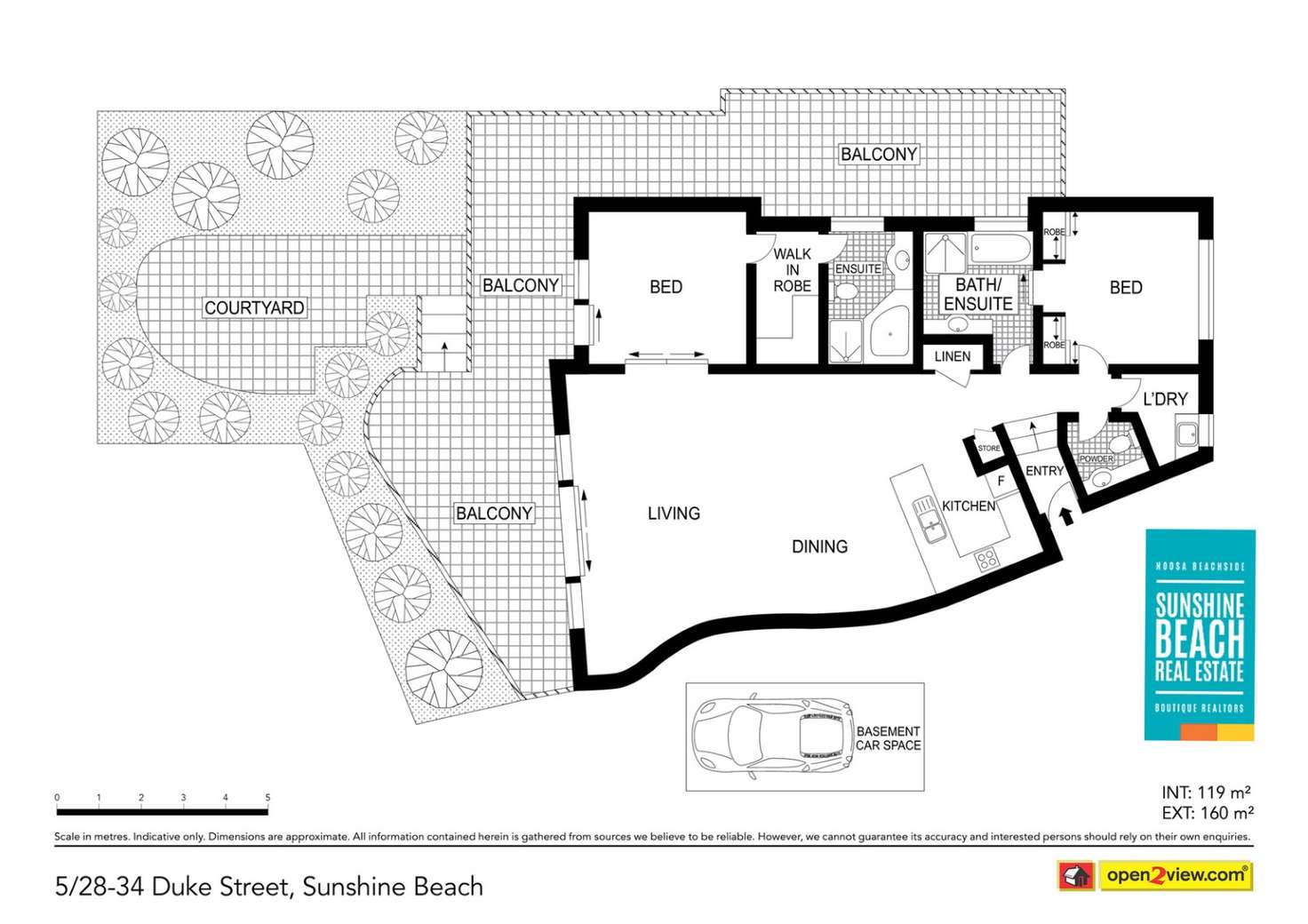 Floorplan of Homely apartment listing, 5/28-34 Duke Street, Sunshine Beach QLD 4567