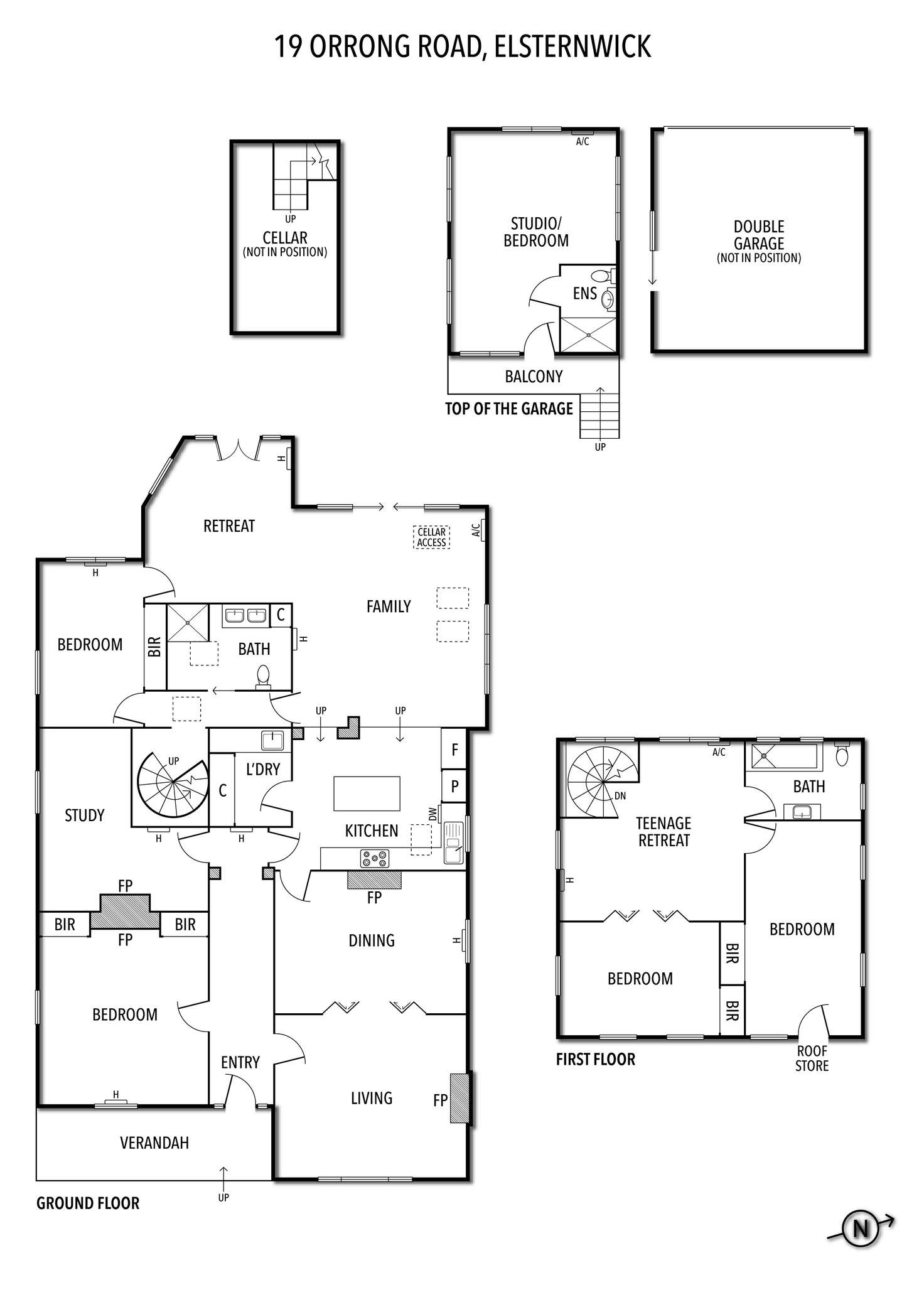 Floorplan of Homely house listing, 19 Orrong Road, Elsternwick VIC 3185