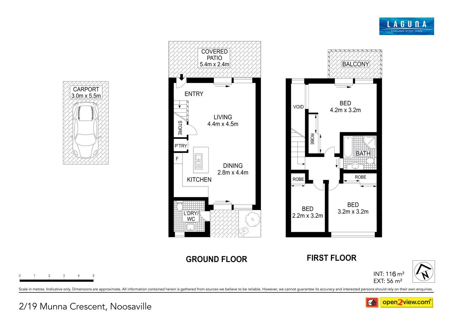 Floorplan of Homely unit listing, 2/17-19 Munna Crescent, Noosaville QLD 4566