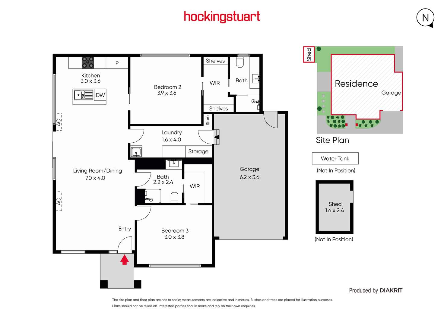 Floorplan of Homely townhouse listing, 2/55 Screen Street, Frankston VIC 3199