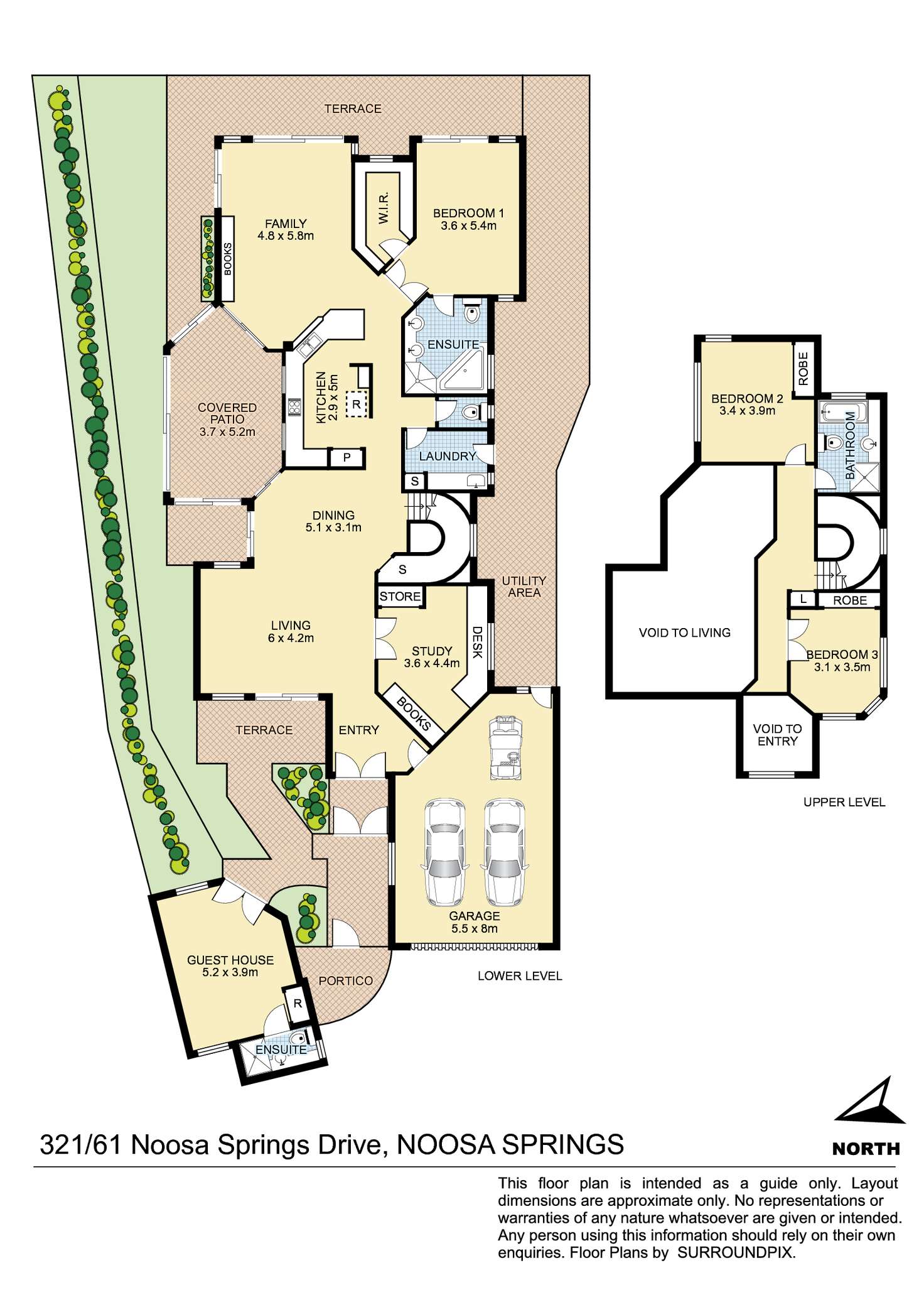 Floorplan of Homely house listing, 321/61 Noosa Springs Drive, Noosa Springs QLD 4567