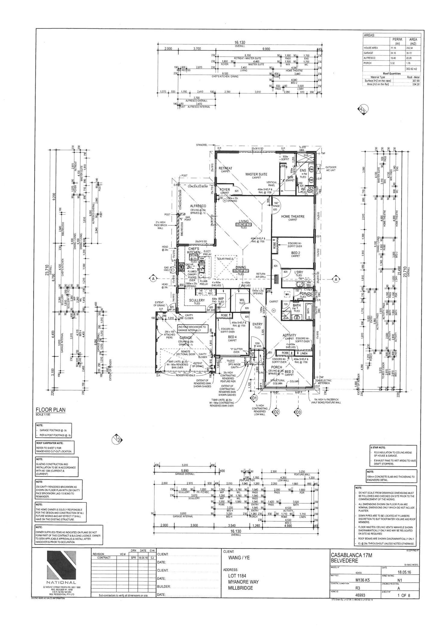 Floorplan of Homely house listing, 14 Myanore Way, Millbridge WA 6232