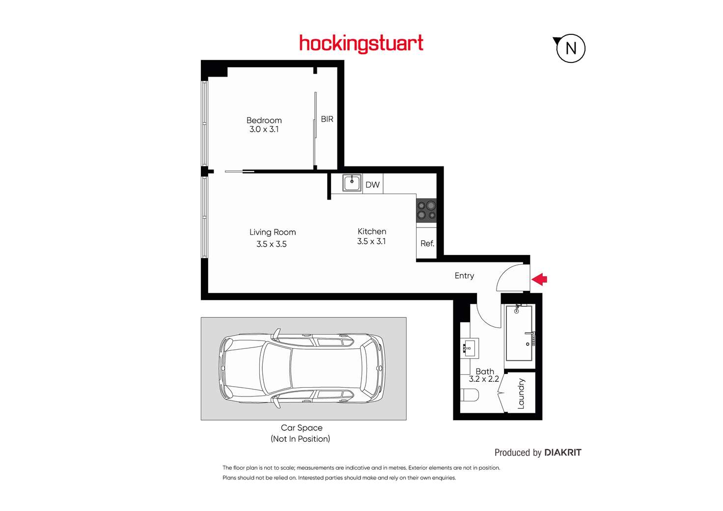 Floorplan of Homely apartment listing, 1307/63 Whiteman Street, Southbank VIC 3006