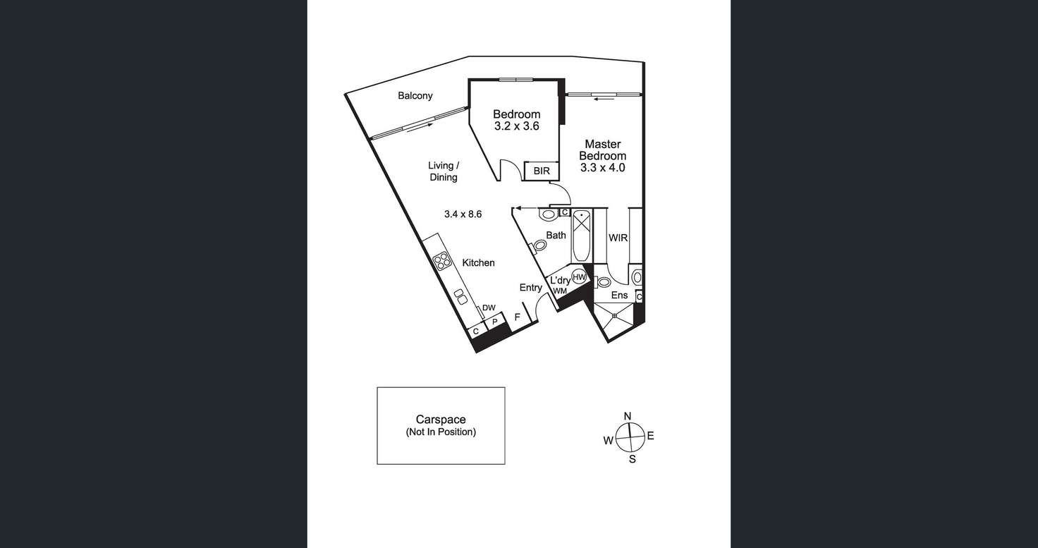 Floorplan of Homely apartment listing, 303/539 St Kilda Road, Melbourne VIC 3004