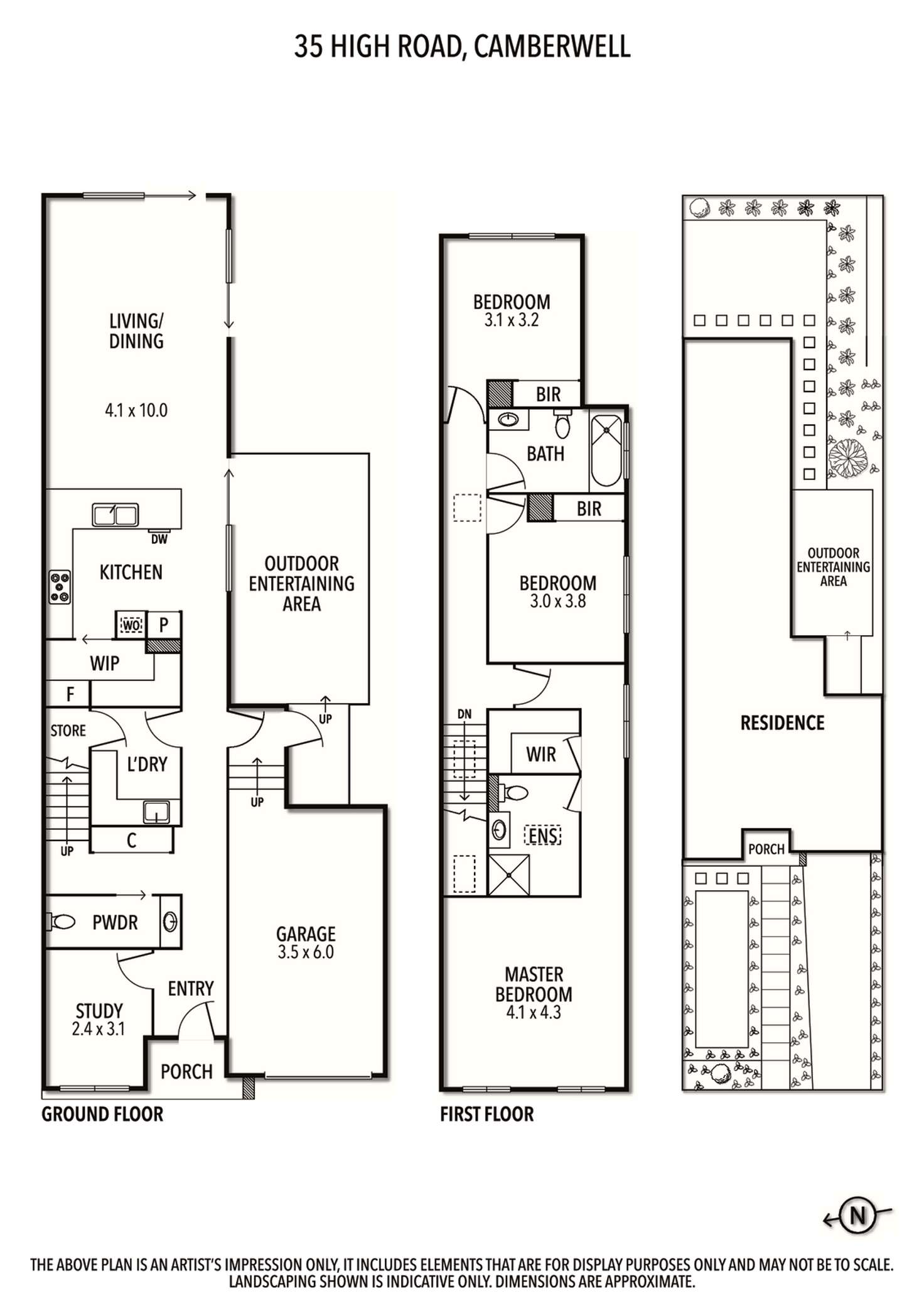 Floorplan of Homely house listing, 35 High Road, Camberwell VIC 3124