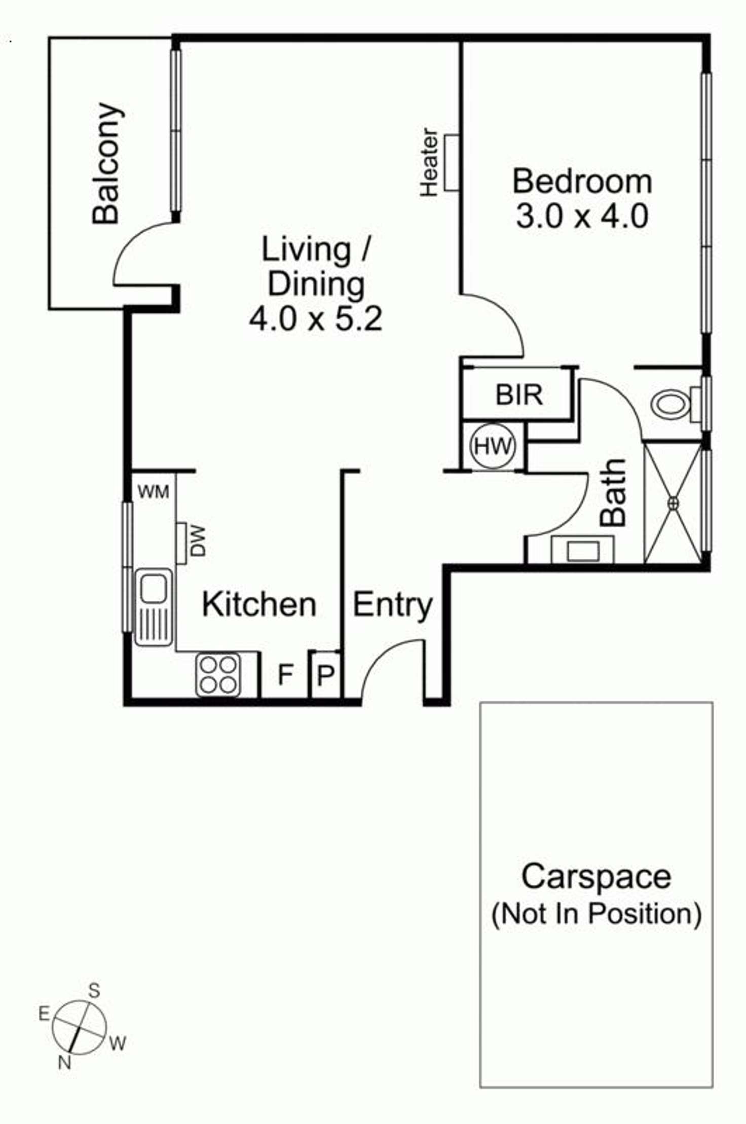 Floorplan of Homely apartment listing, 1/5 Mary Street, St Kilda West VIC 3182