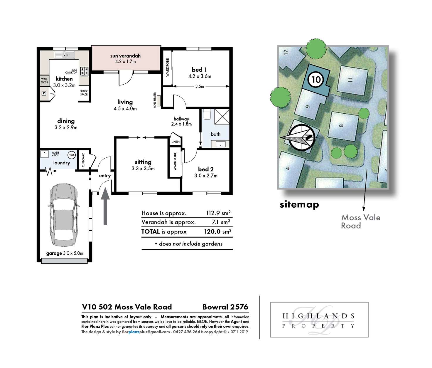 Floorplan of Homely villa listing, 10/502-508 Moss Vale Road, Bowral NSW 2576