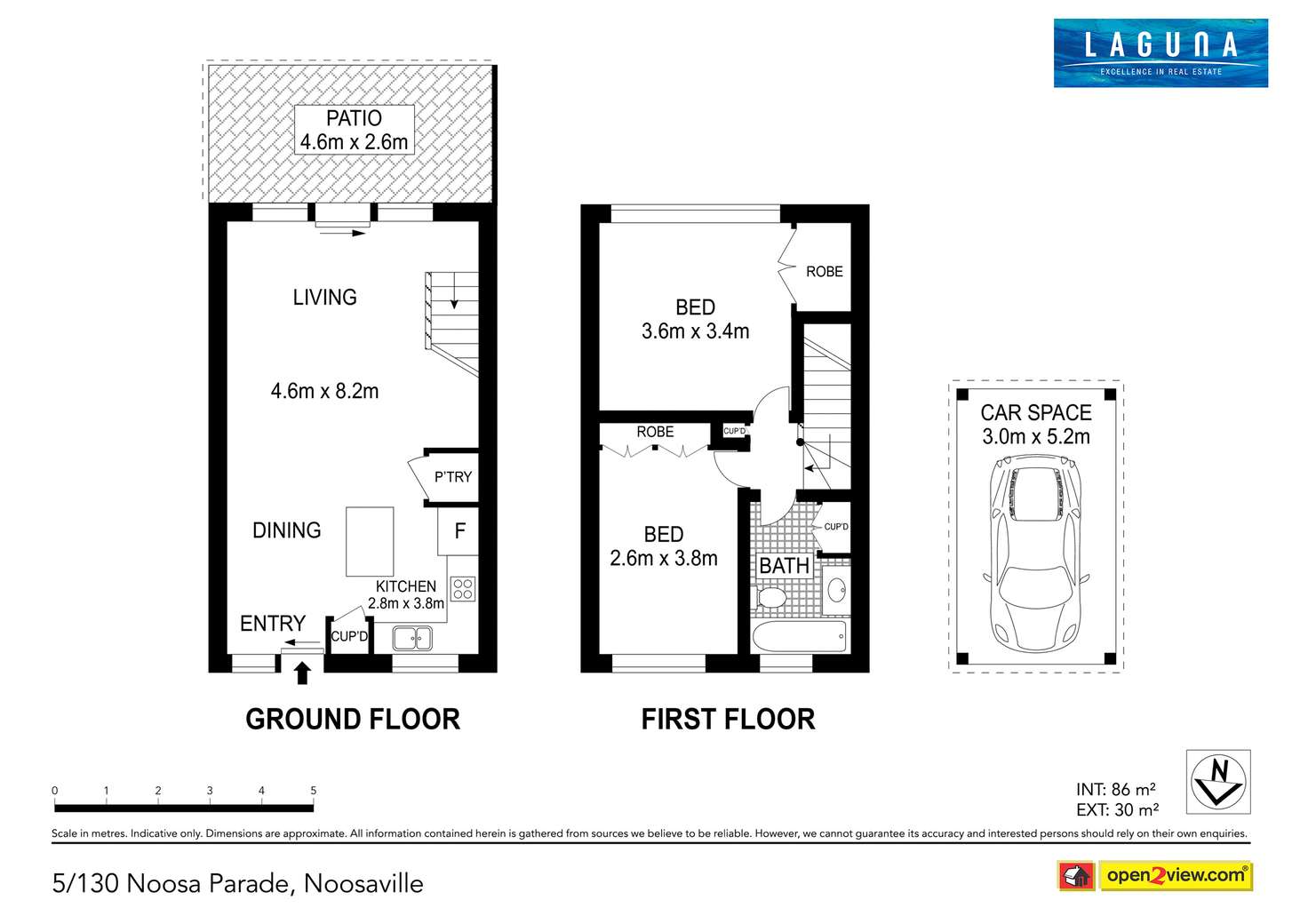 Floorplan of Homely unit listing, 5/130 Noosa Parade, Noosaville QLD 4566