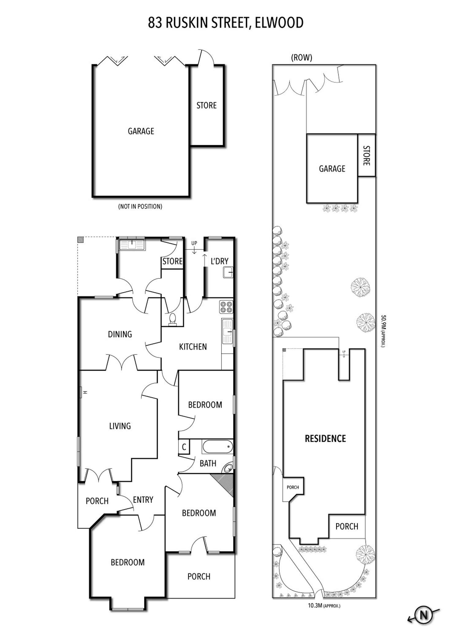 Floorplan of Homely house listing, 83 Ruskin Street, Elwood VIC 3184