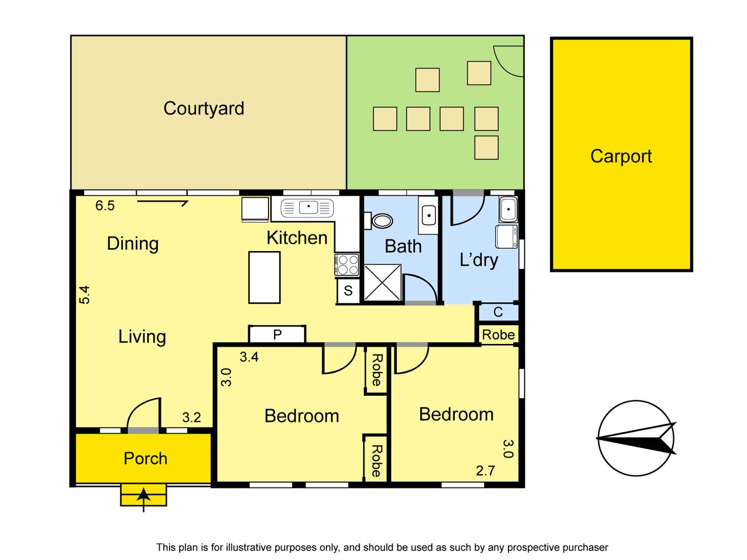 Floorplan of Homely unit listing, 2/84 Airlie Road, Montmorency VIC 3094