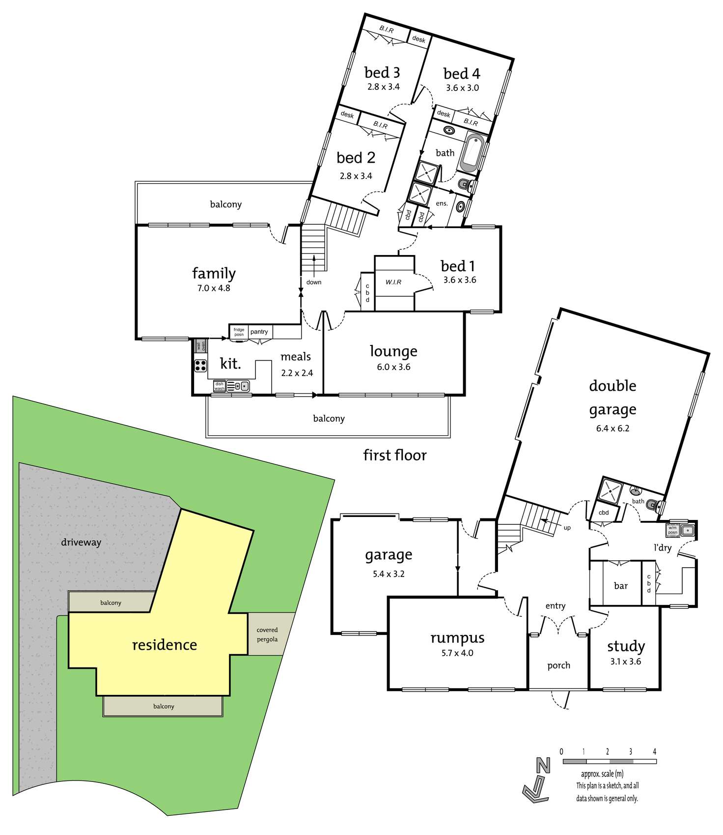Floorplan of Homely house listing, 8A Simla Court, Heathmont VIC 3135