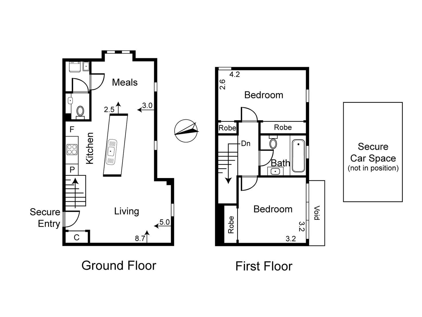 Floorplan of Homely apartment listing, 16/359 Rathdowne Street, Carlton VIC 3053
