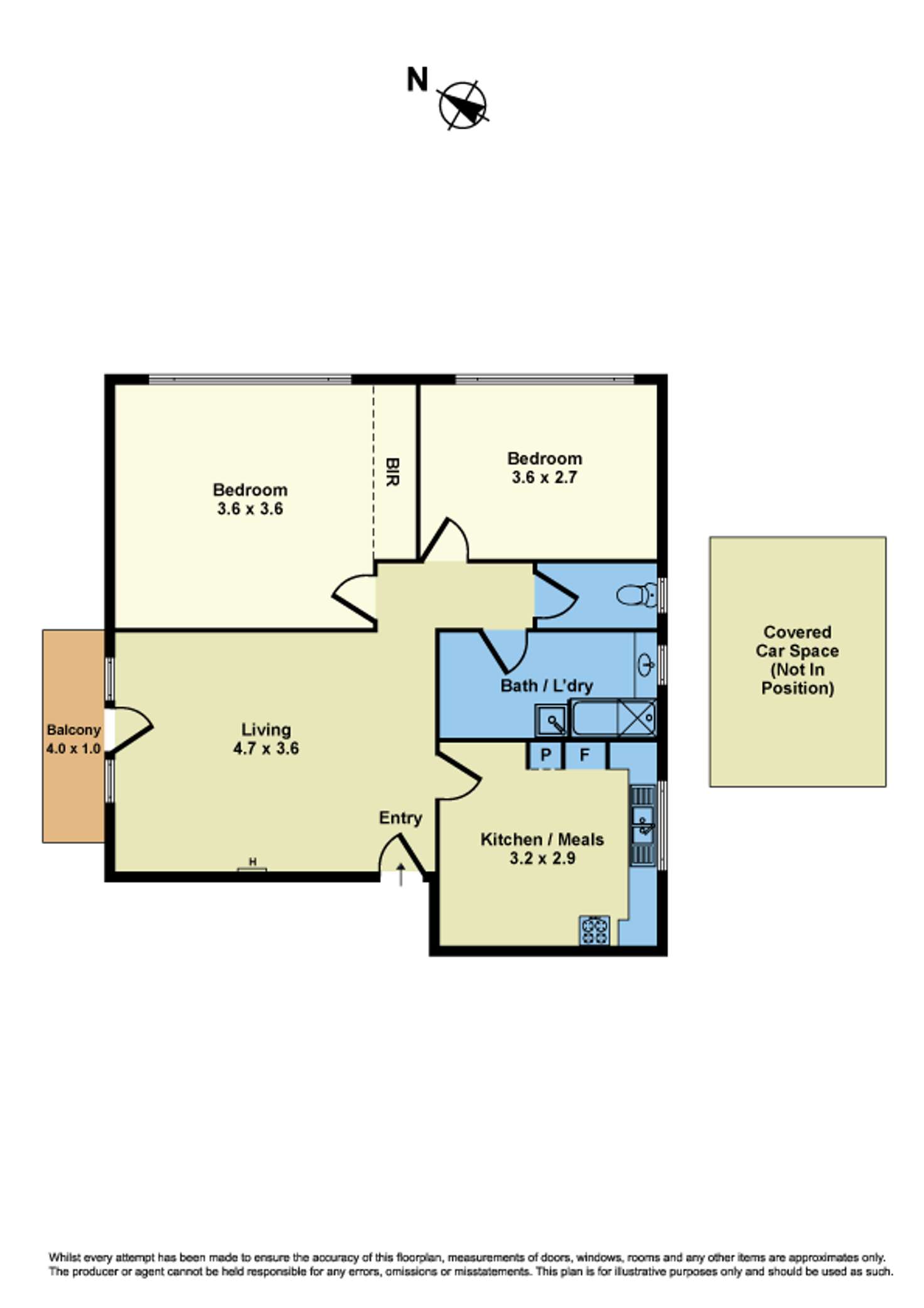 Floorplan of Homely unit listing, 6/97 Melbourne Road, Williamstown VIC 3016