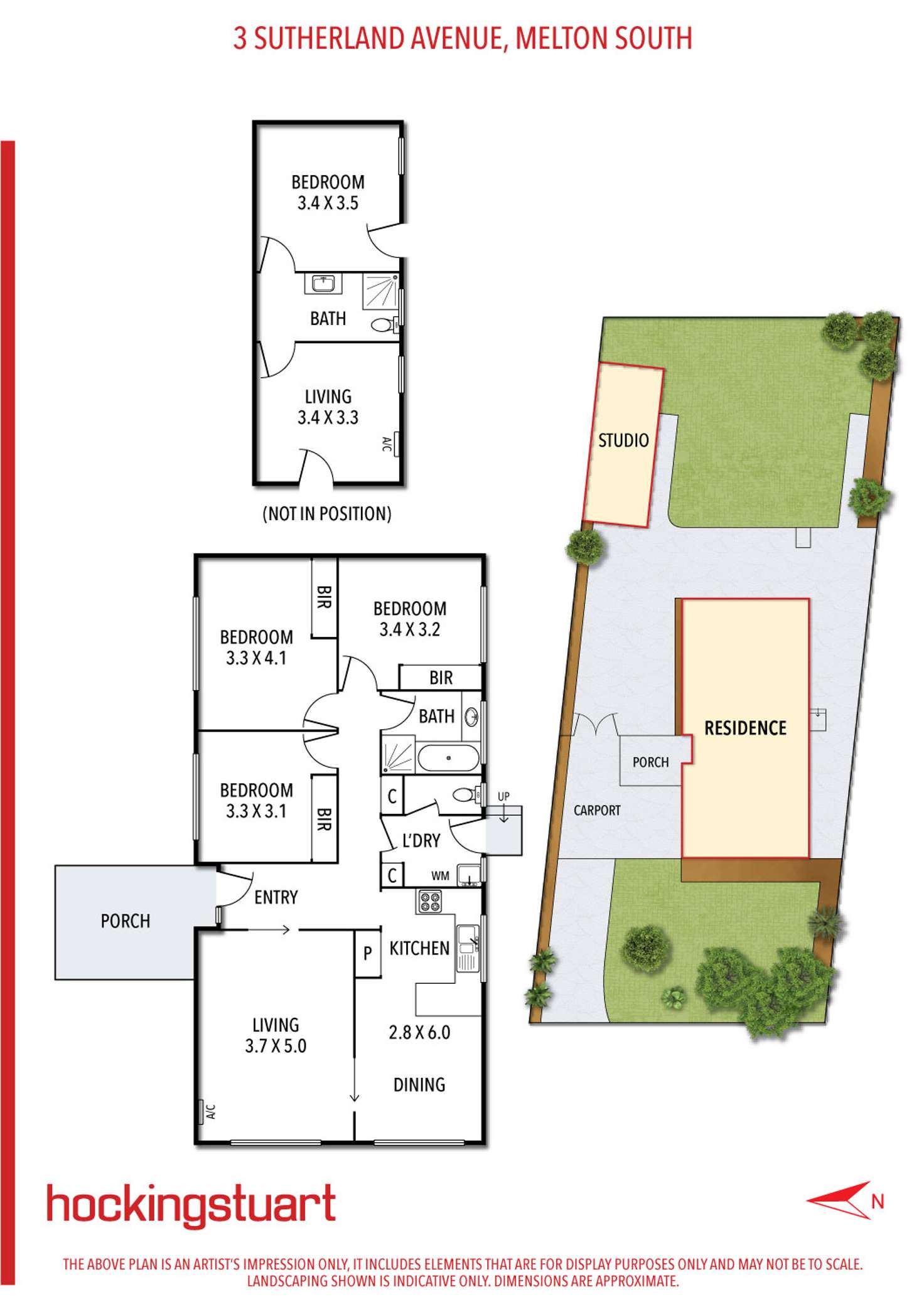 Floorplan of Homely house listing, 3 Sutherland Avenue, Melton South VIC 3338