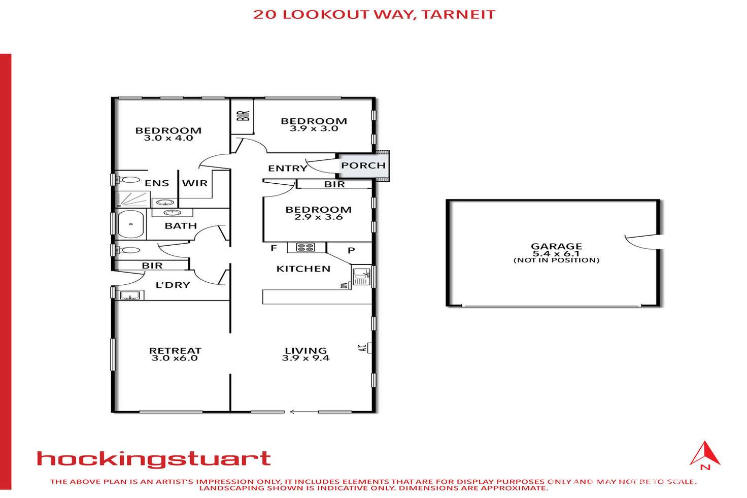 Floorplan of Homely house listing, 20 Lookout Way, Tarneit VIC 3029