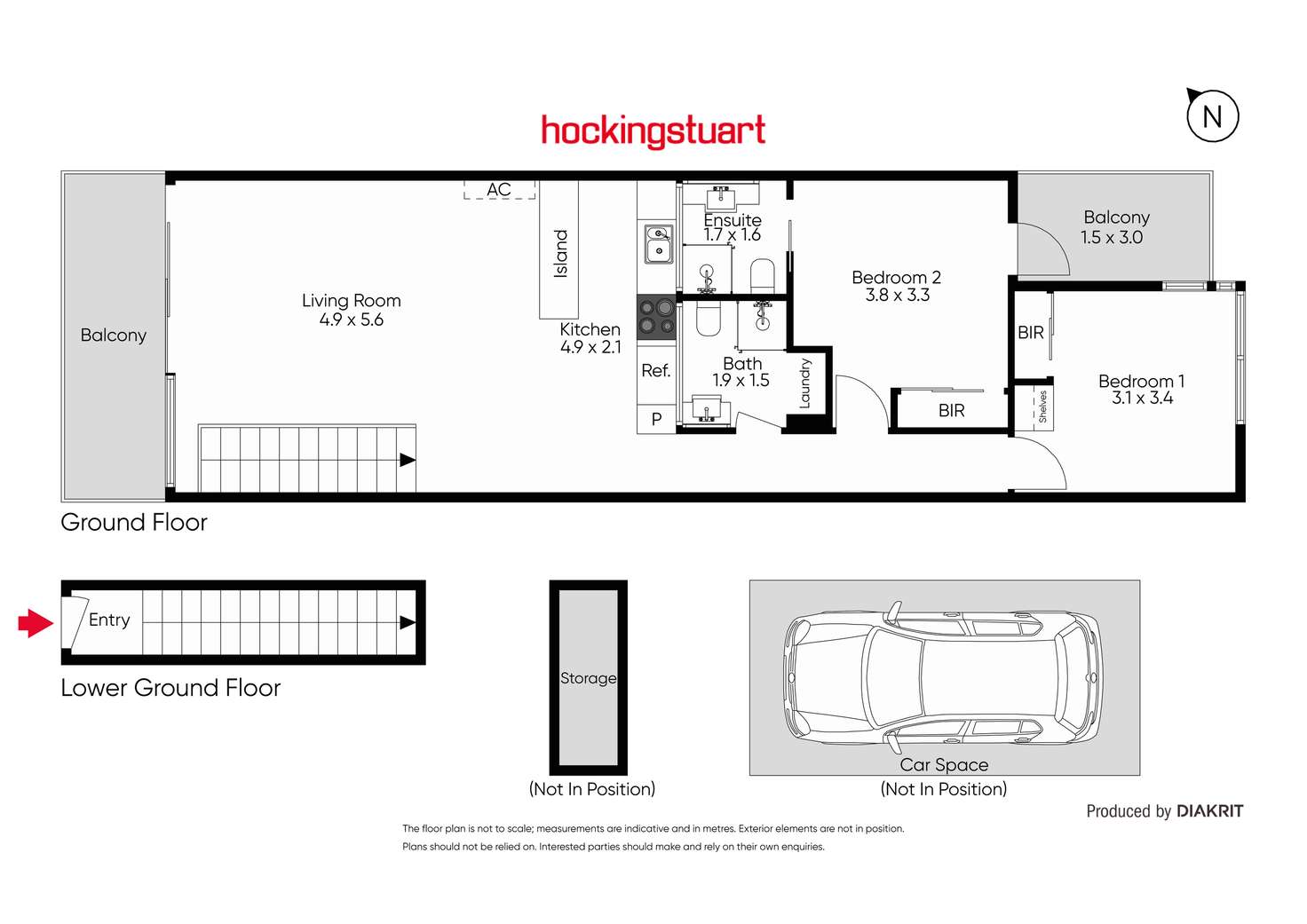 Floorplan of Homely apartment listing, 3/44 Mills Street, Albert Park VIC 3206