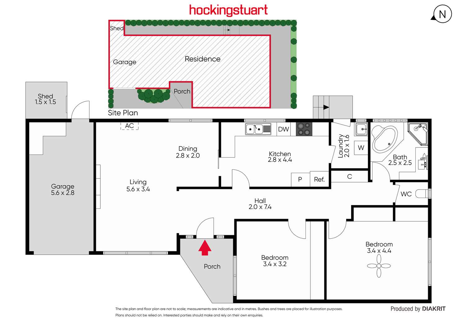 Floorplan of Homely villa listing, 5/14 Tollington Avenue, Malvern East VIC 3145