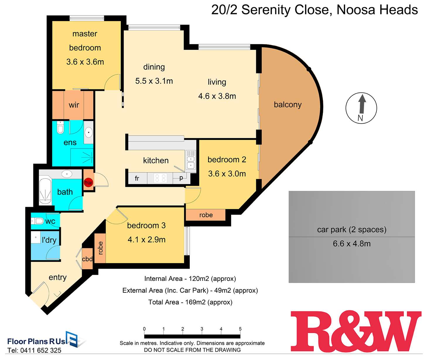 Floorplan of Homely apartment listing, 20/2 Serenity  Close, Noosa Heads QLD 4567