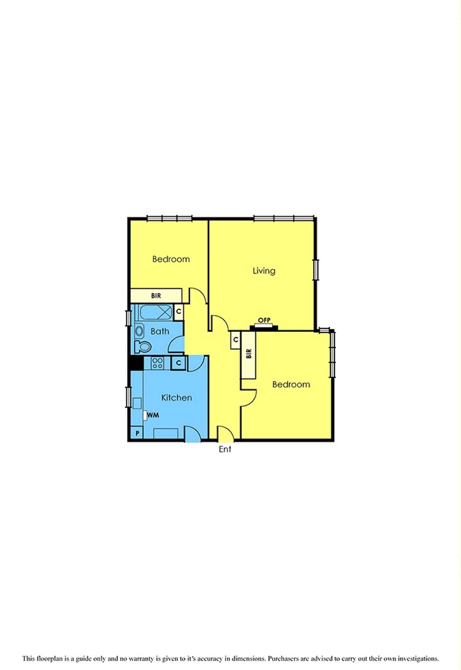 Floorplan of Homely apartment listing, 1/49 Acland Street, St Kilda VIC 3182